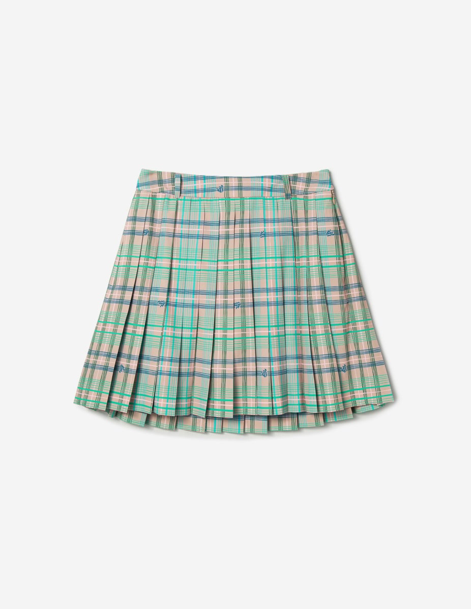 Women Check Skirt - 1