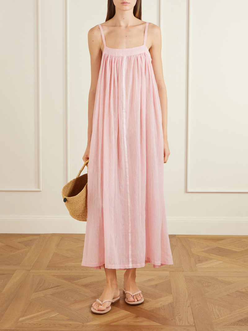 lemlem Eda Cotton-gauze Maxi Dress outlook