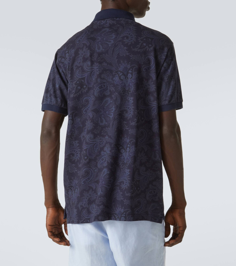 Paisley cotton polo shirt 4