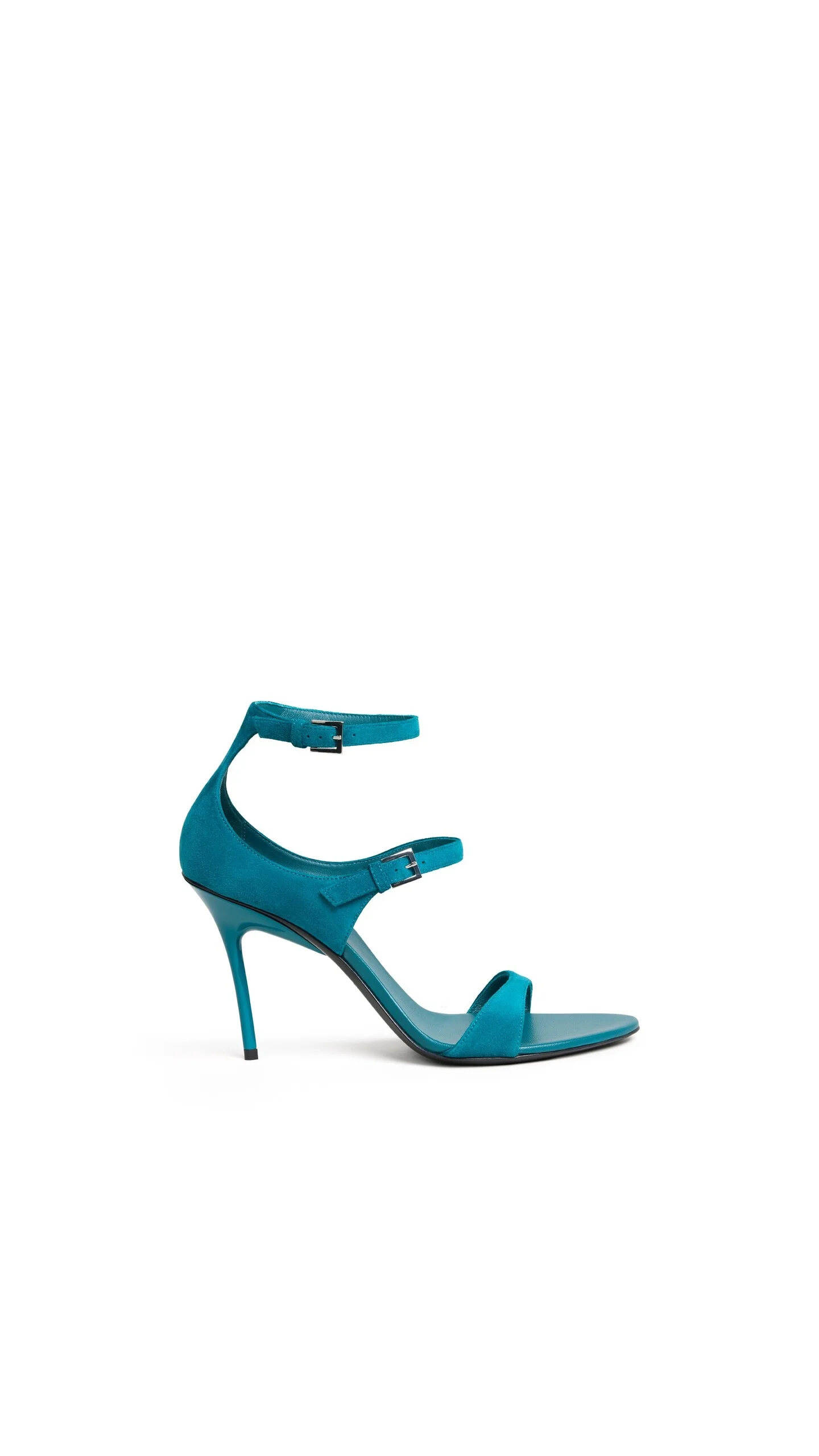 DROP STRAPPY SANDALS IN SUEDE - 1