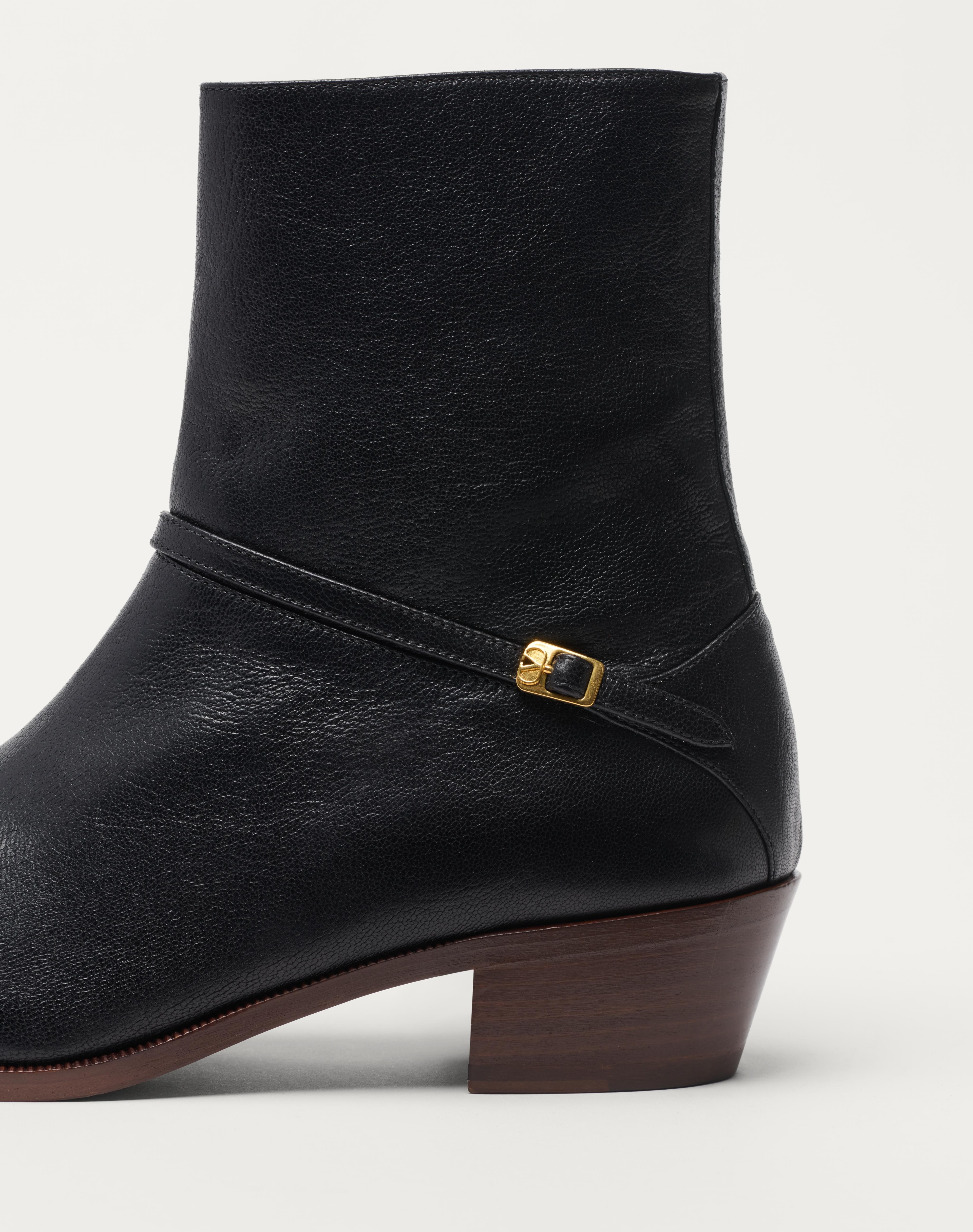PAT ANKLE BOOT IN KIDSKIN - 7