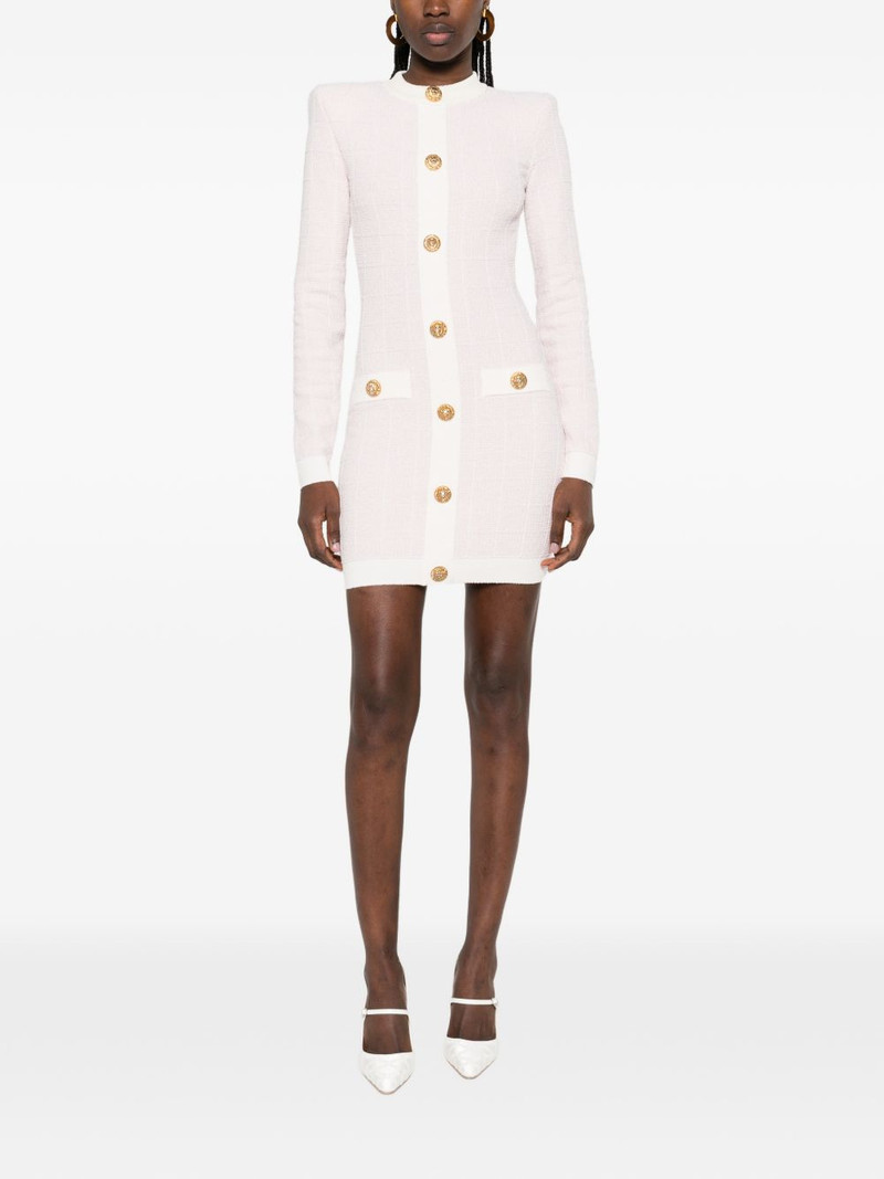 Balmain buttoned mini dress outlook
