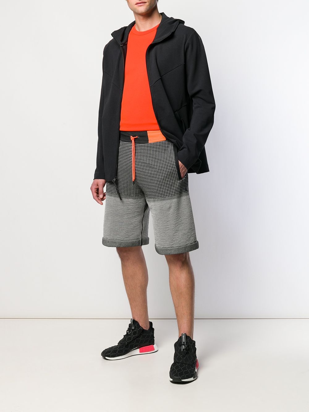 contrast drawstring shorts - 2