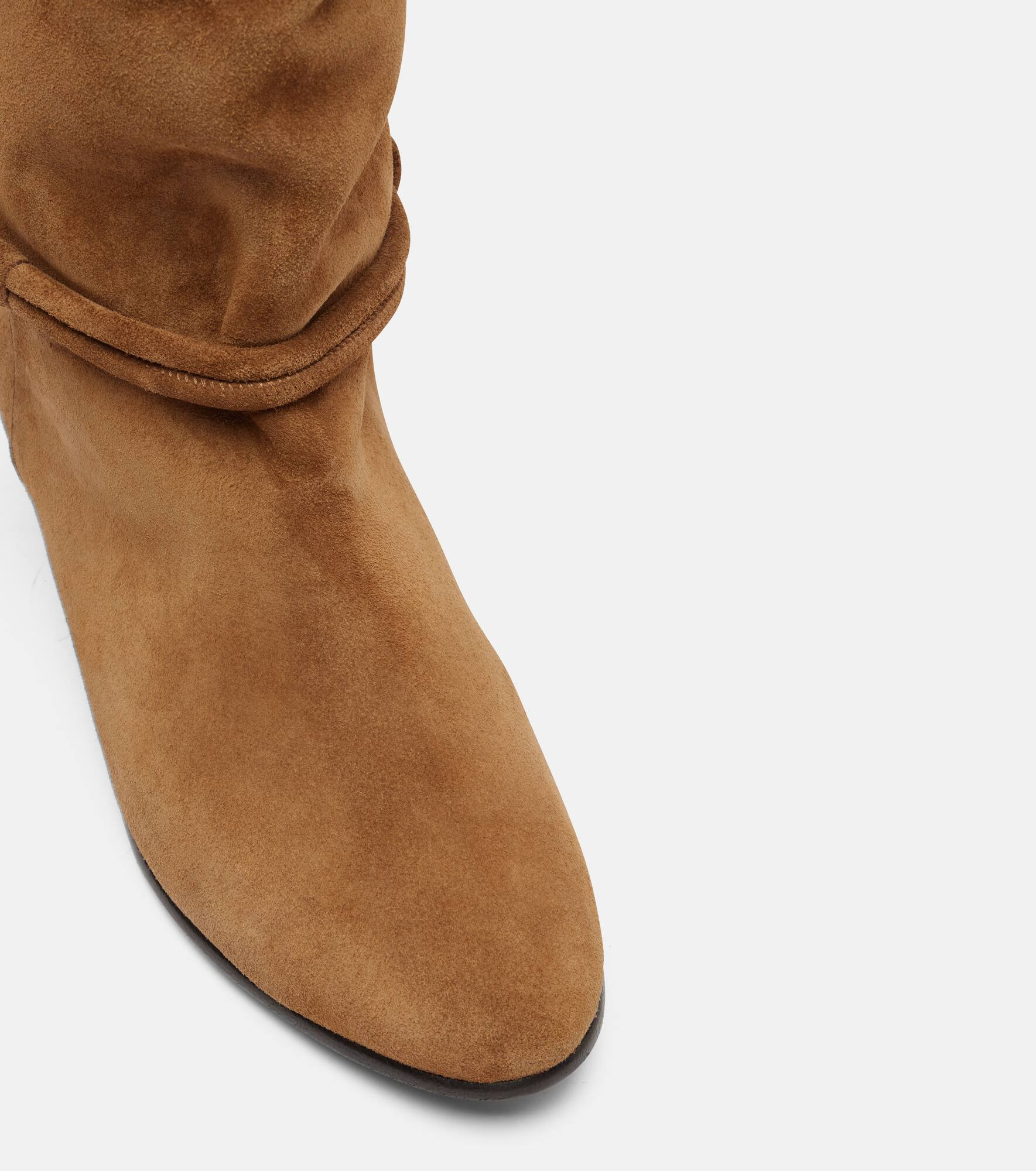 Nynel suede knee-high boots - 5