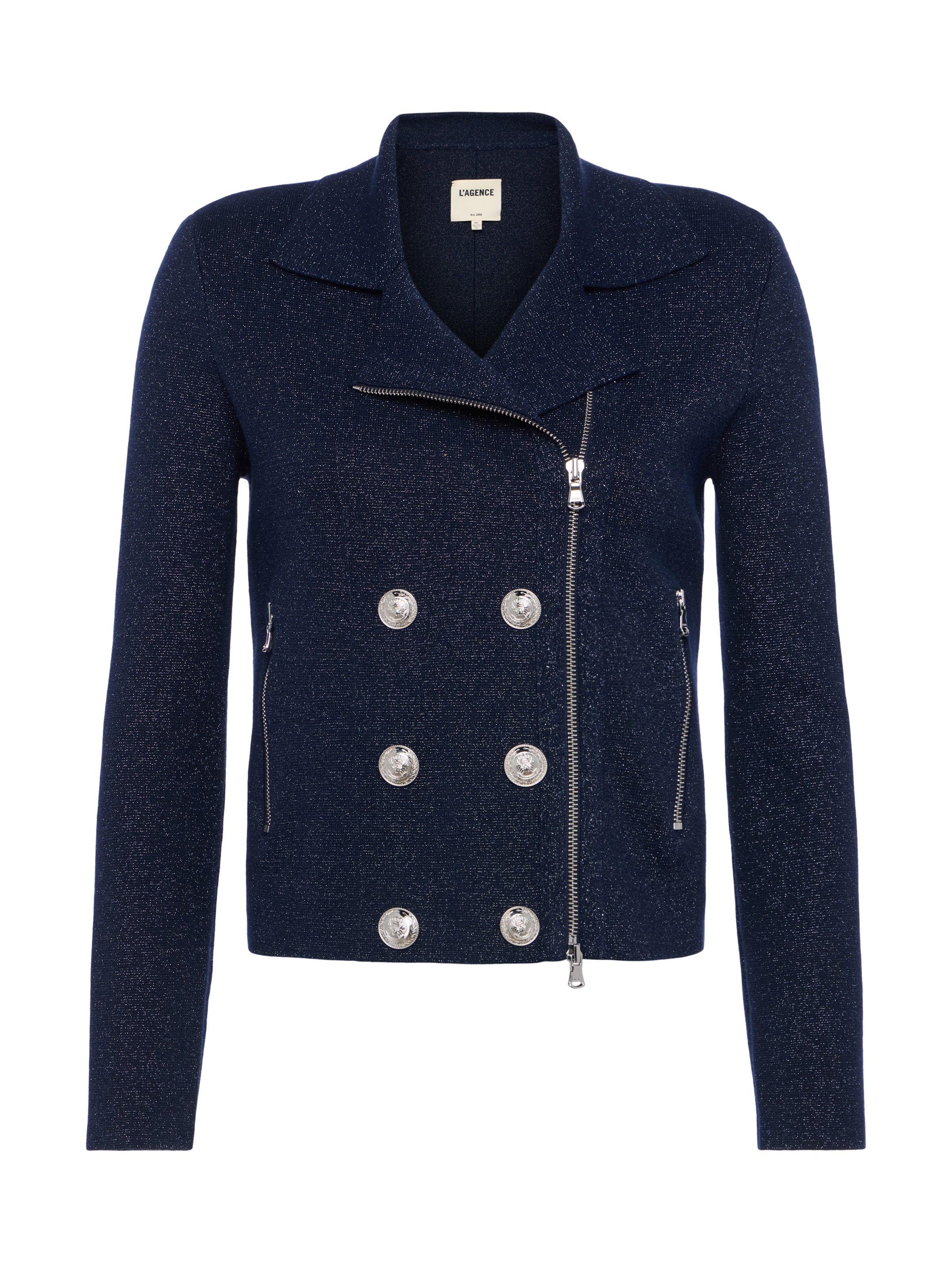Chia Knit Biker Jacket - 1
