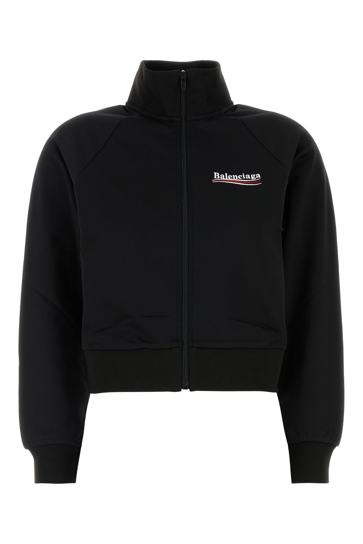 Black nylon ben sweatshirt - 1