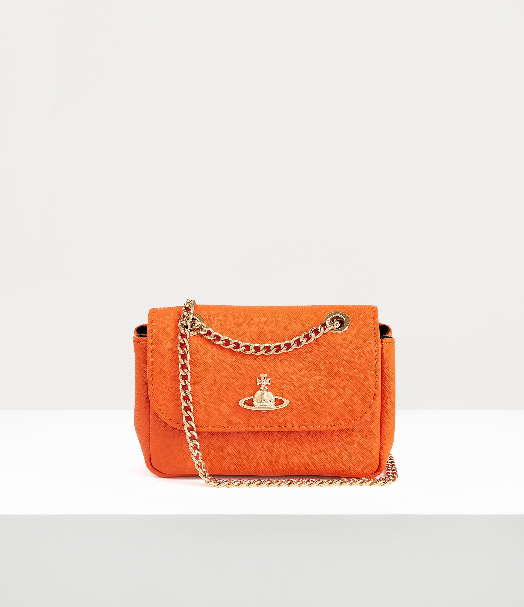 SAFFIANO SMALL PURSE WITH CHAIN - 1