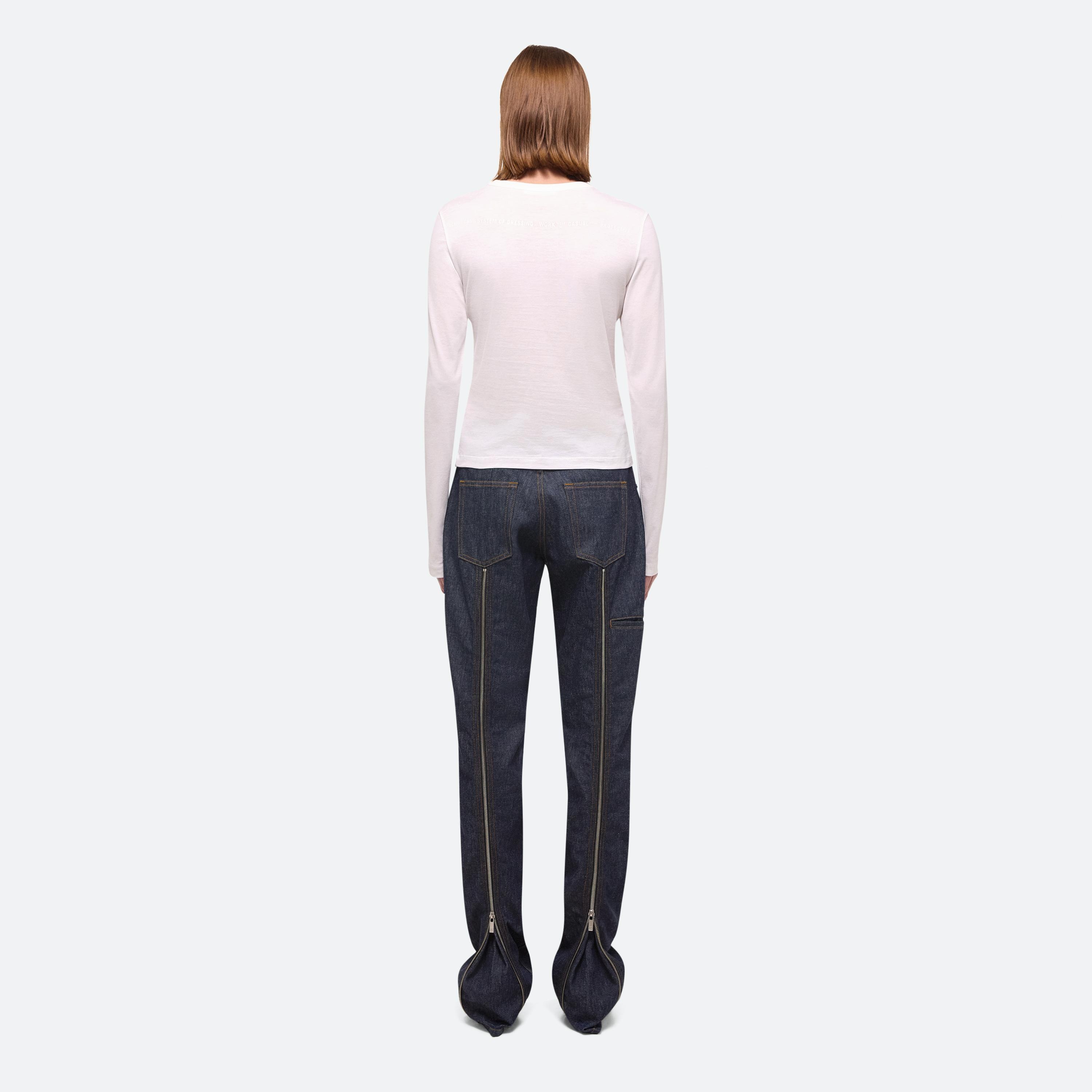 LONG-SLEEVED SLIM LOGO TEE - 5