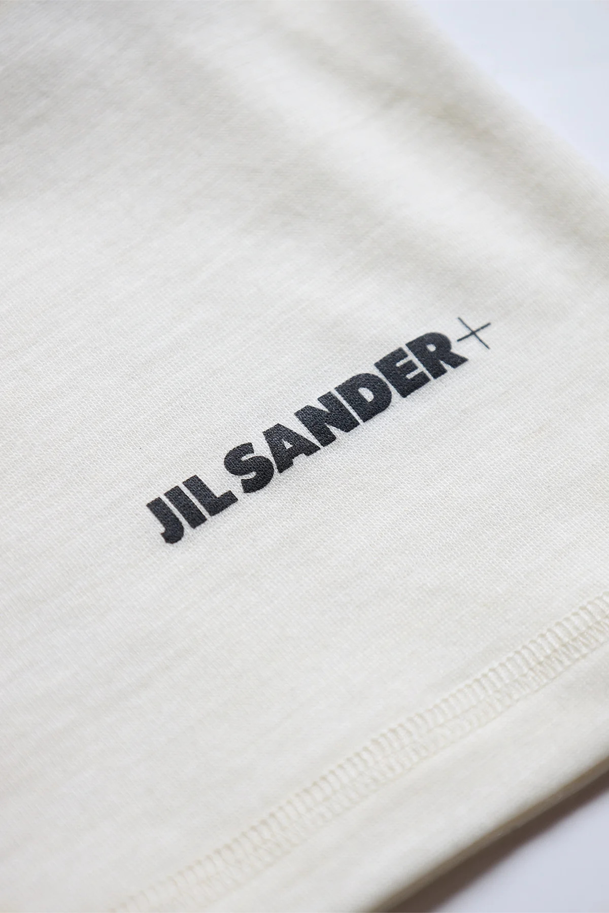 Jil Sander+ Lightweight Technical Wool Jersey Long Sleeve T-Shirt White - 3
