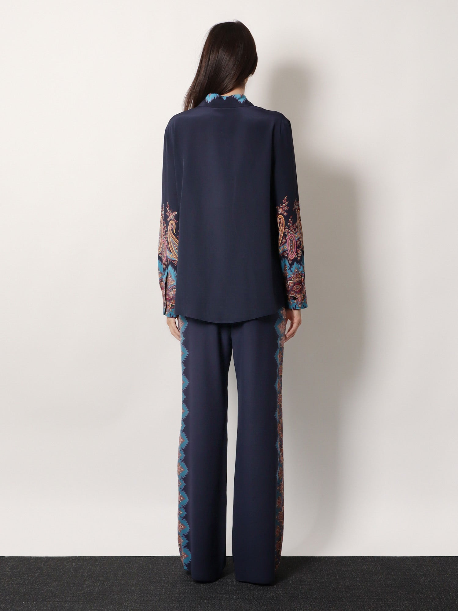 Etro Silk Shirt With Floral Print - 3