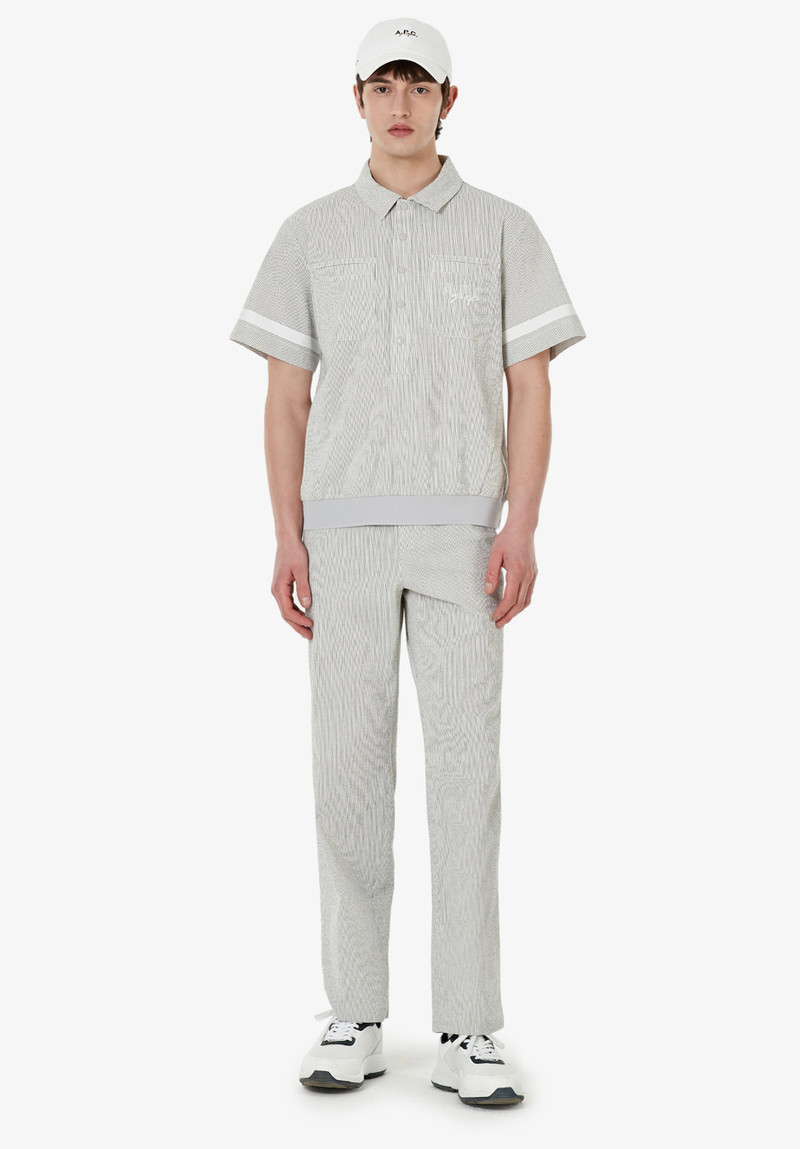 SEERSUCKER POLO A.P.C. GOLF 5