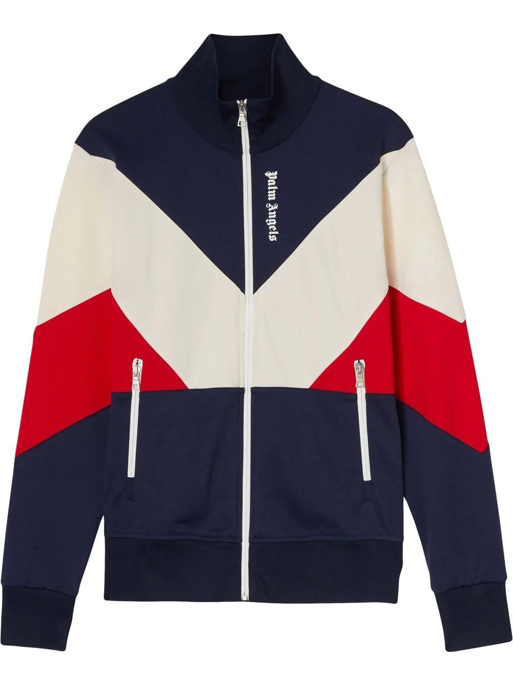 colour-block track jacket - 1