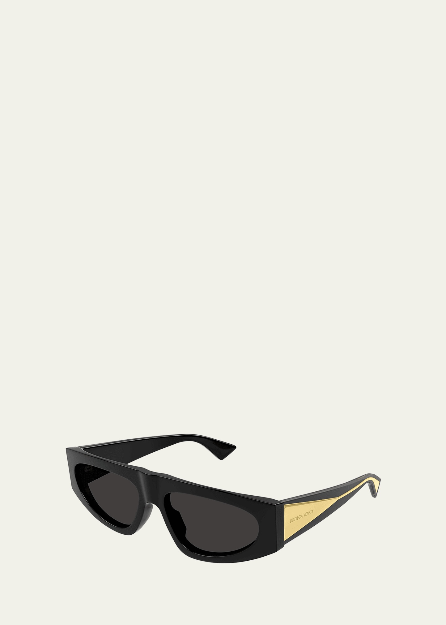Engraved Logo Acetate Rectangle Sunglasses - 2