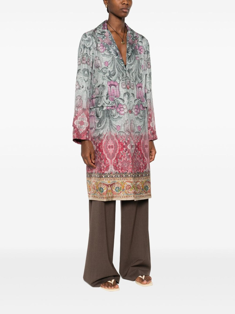 floral-pattern embellished coat 3