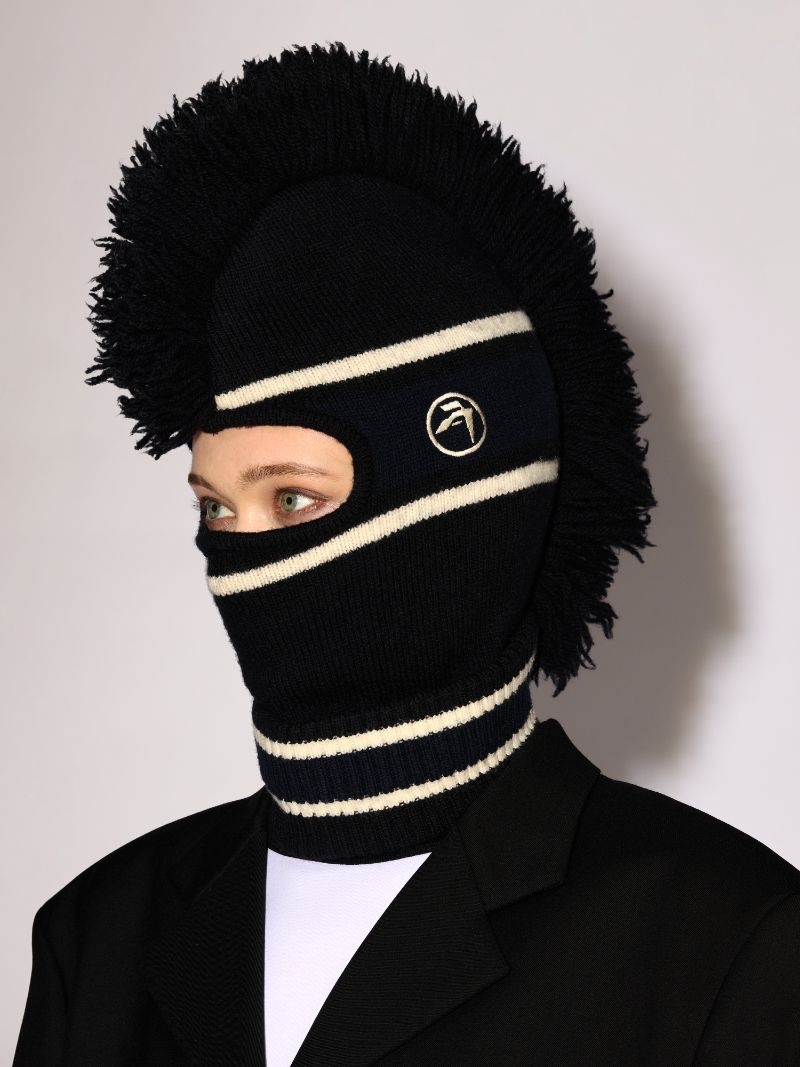 FRINGE KNIT BALACLAVA - 3