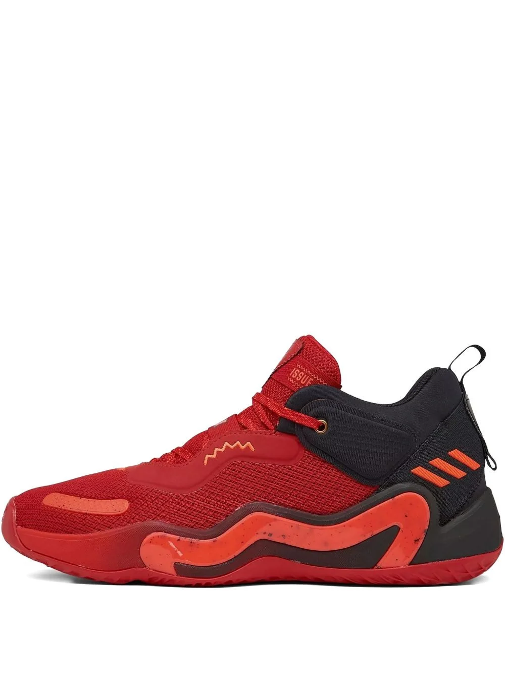 D.O.N. Issue 3 "Scarlet/Core Black/Solar Red" sneakers - 1