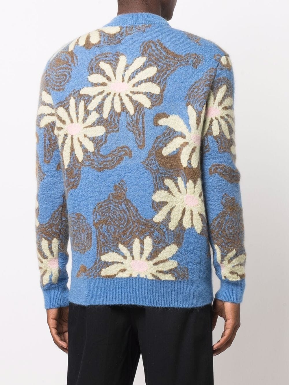 all-over floral print jumper - 4