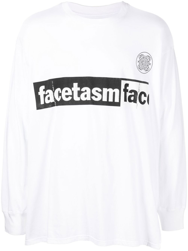 logo-print crew-neck T-shirt 1