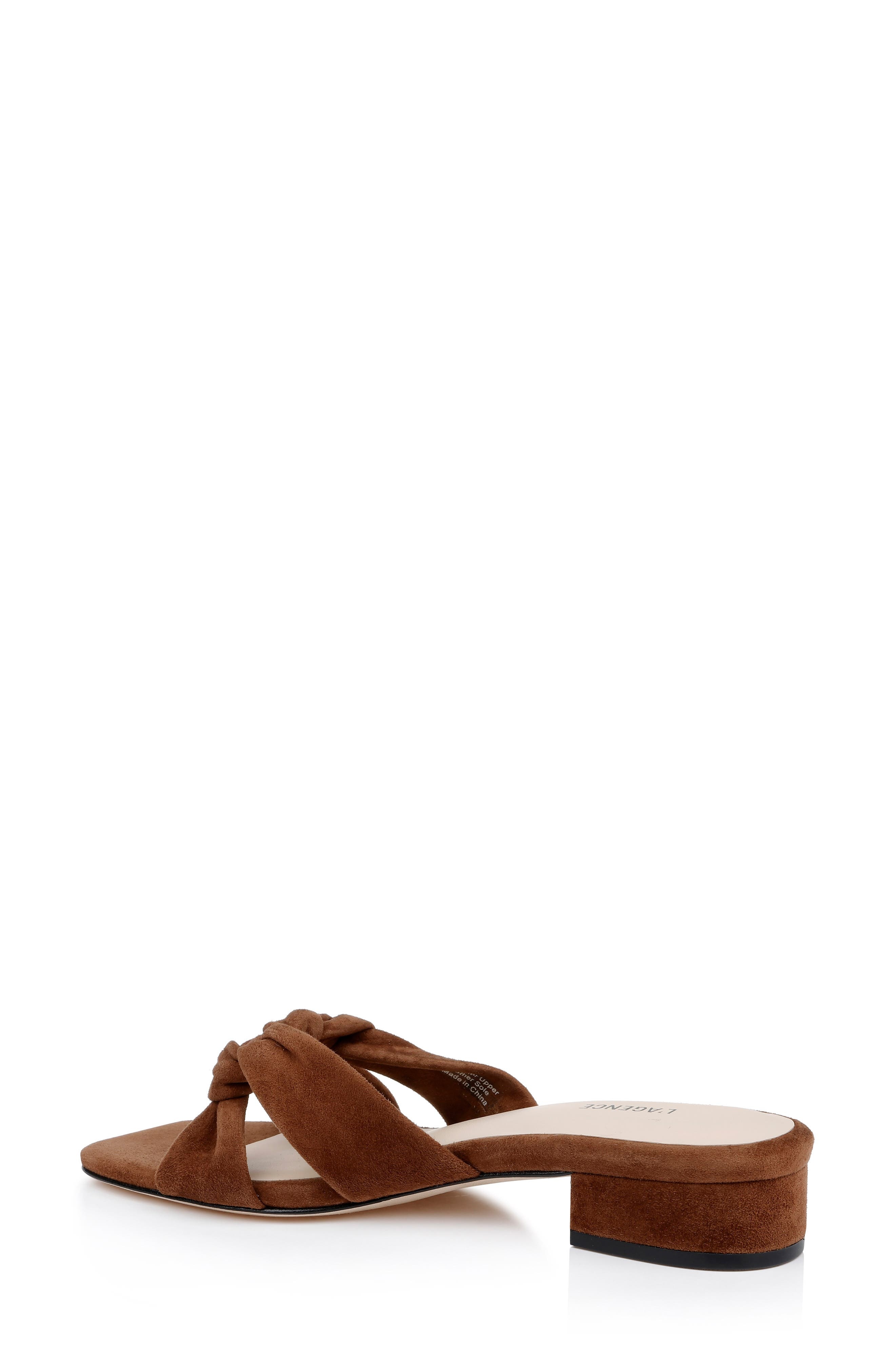 L'AGENCE Lea Slide Sandal in Buckskin Suede at Nordstrom - 2