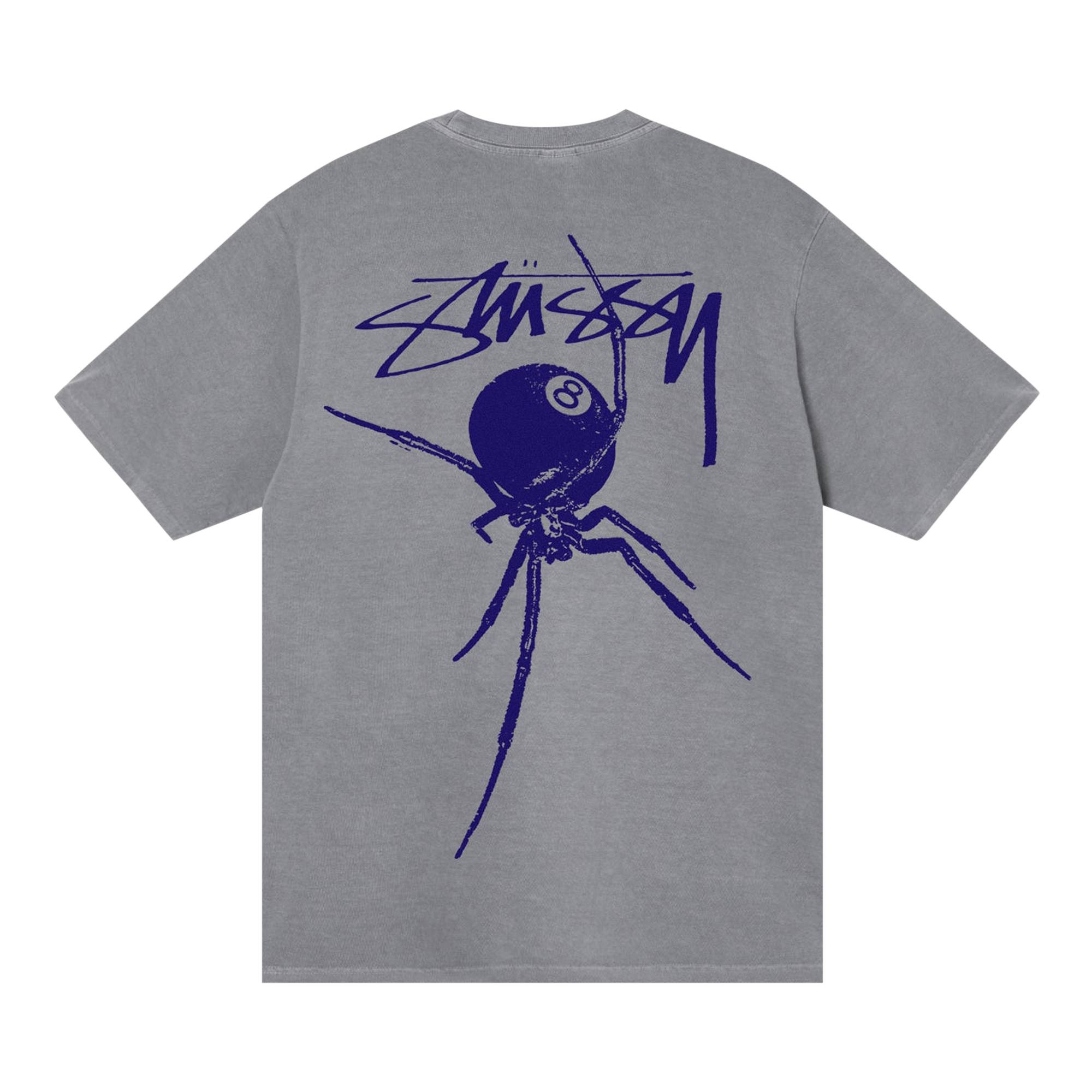 Stussy Arachnid Pigment Dyed Tee 'Grey' - 2