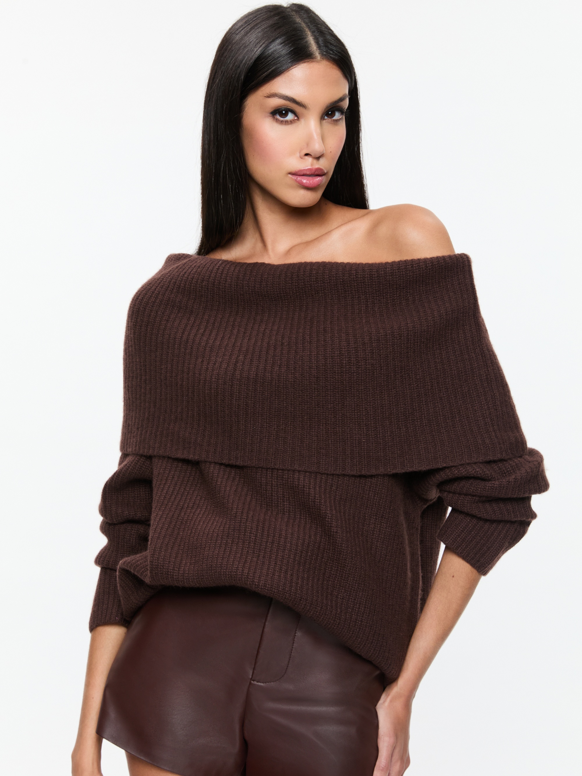 GINGER OFF THE SHOULDER PULLOVER - 2