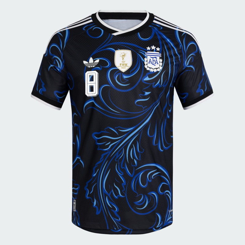 Argentina 26 Away Authentic Fernandez Jersey 1