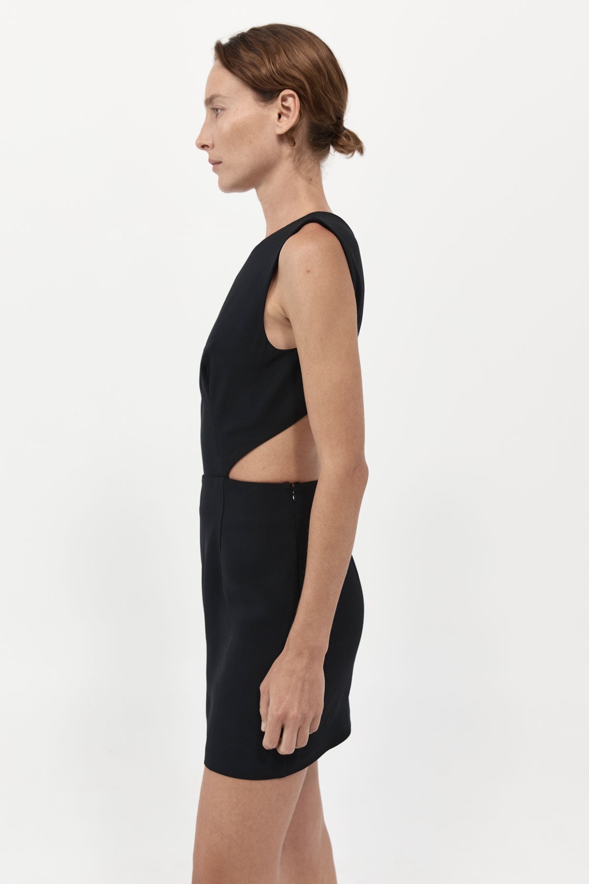 Deconstructed Mini Dress - Black - 3