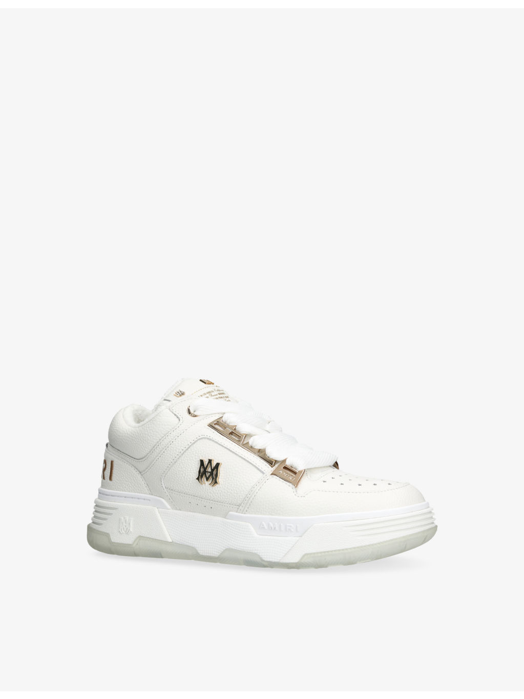 Metallic MA-1 Leather Trainers - 3