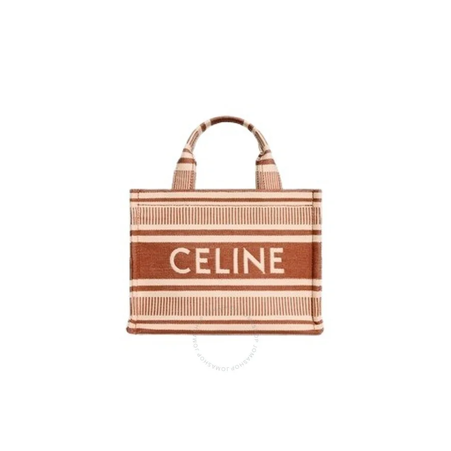 Celine Small Thais Canvas Tote - Beige - 1