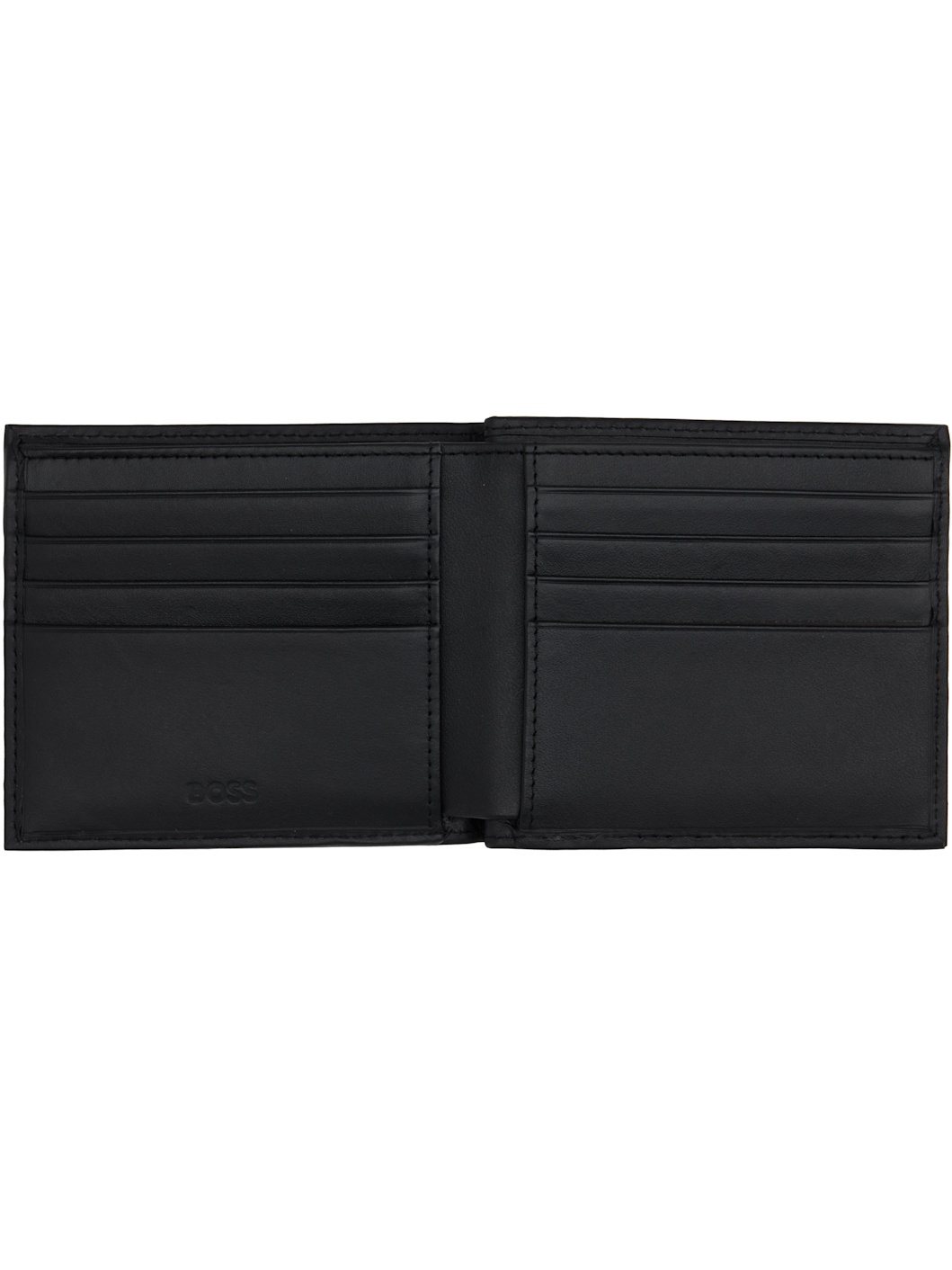 Black Logo Lettering Wallet - 3