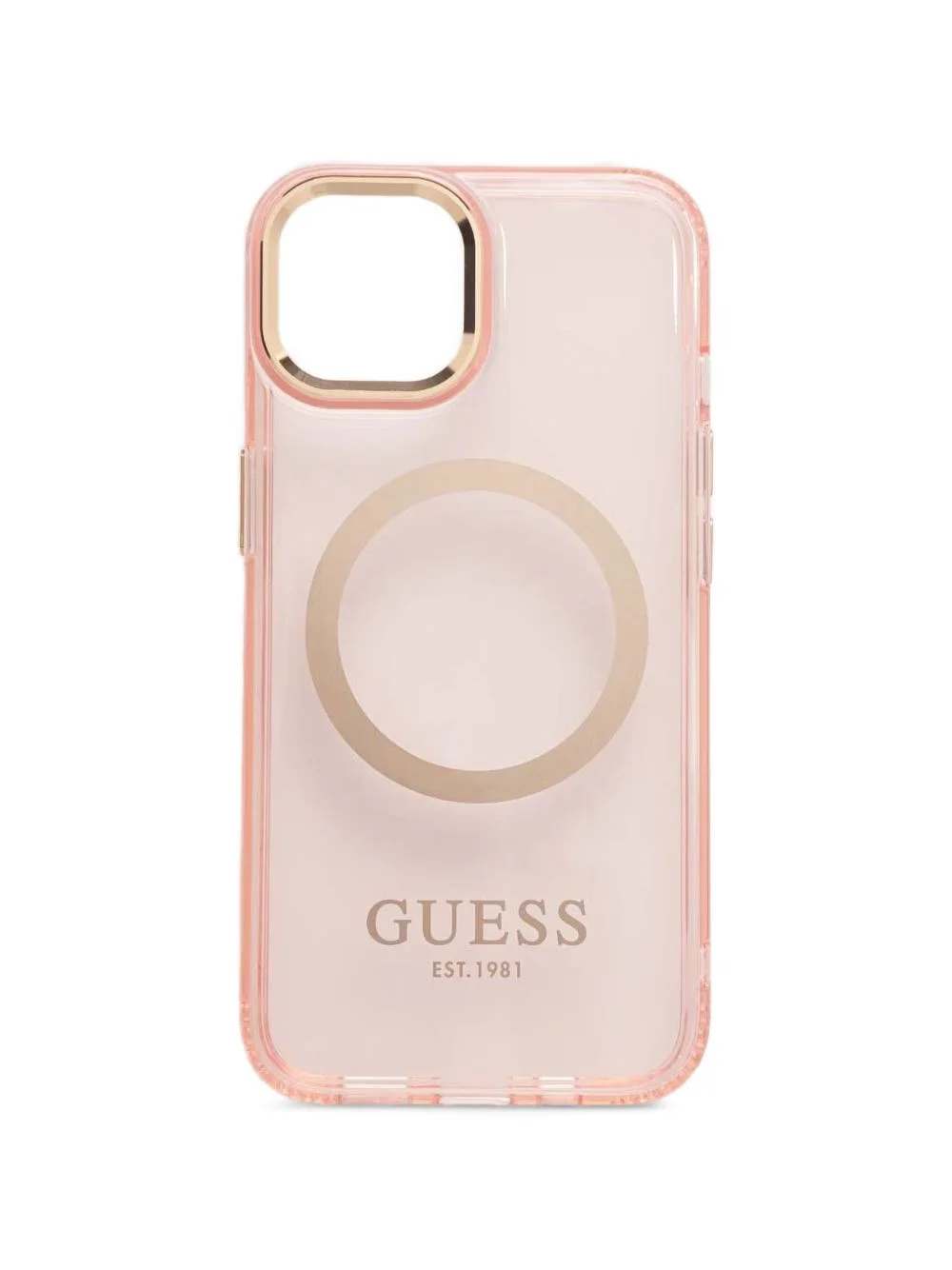 logo-print translucent iPhone case - 1
