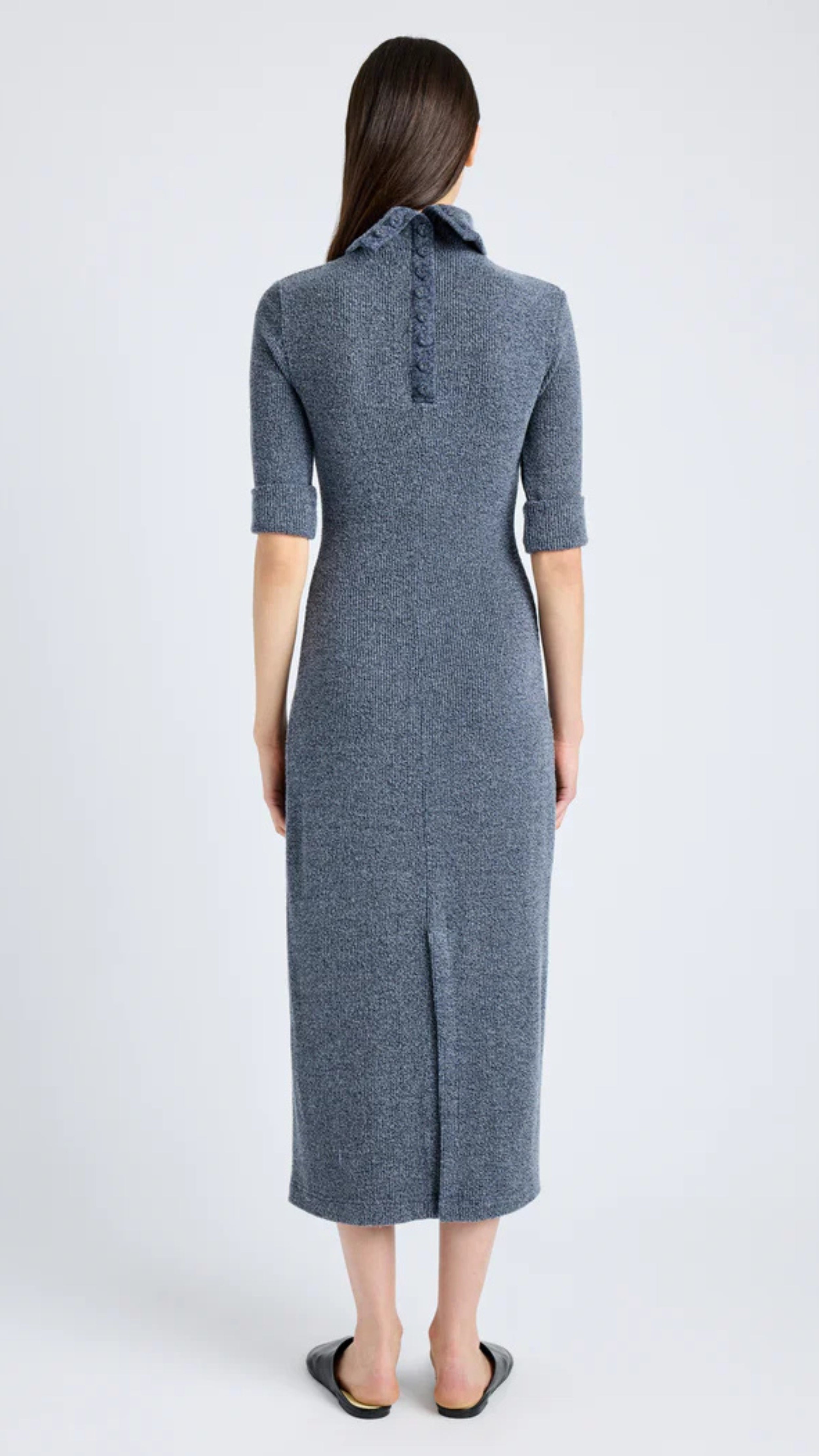 The Cerine Dress in Boucle Rib - 3
