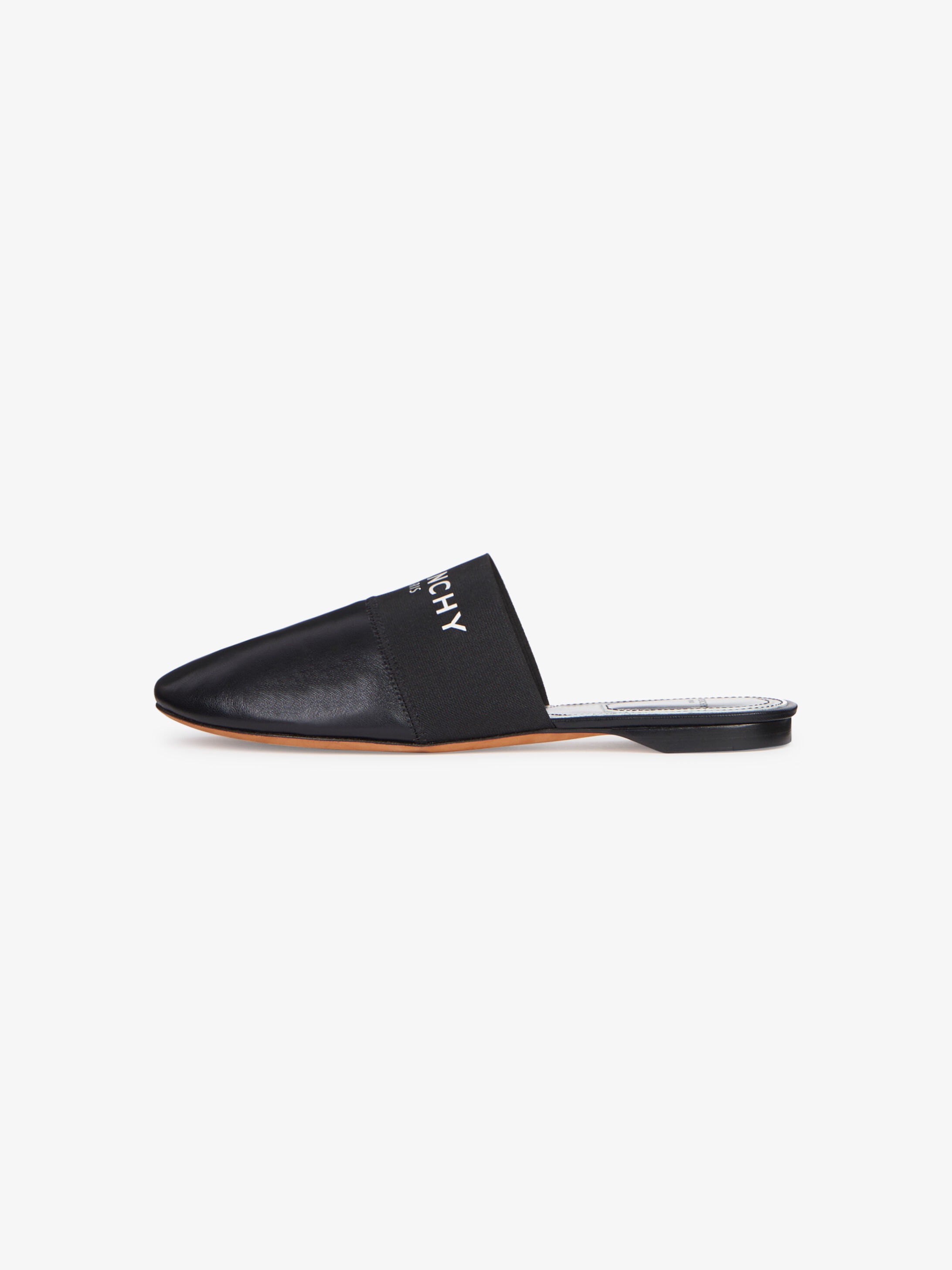 GIVENCHY PARIS flat mules in leather - 4