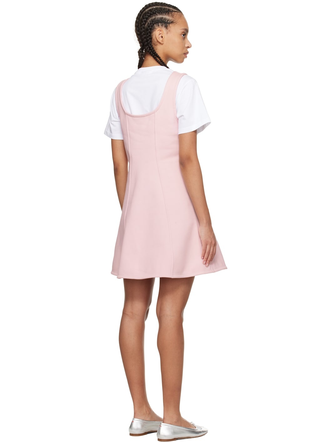 Pink Button-Up Minidress - 3