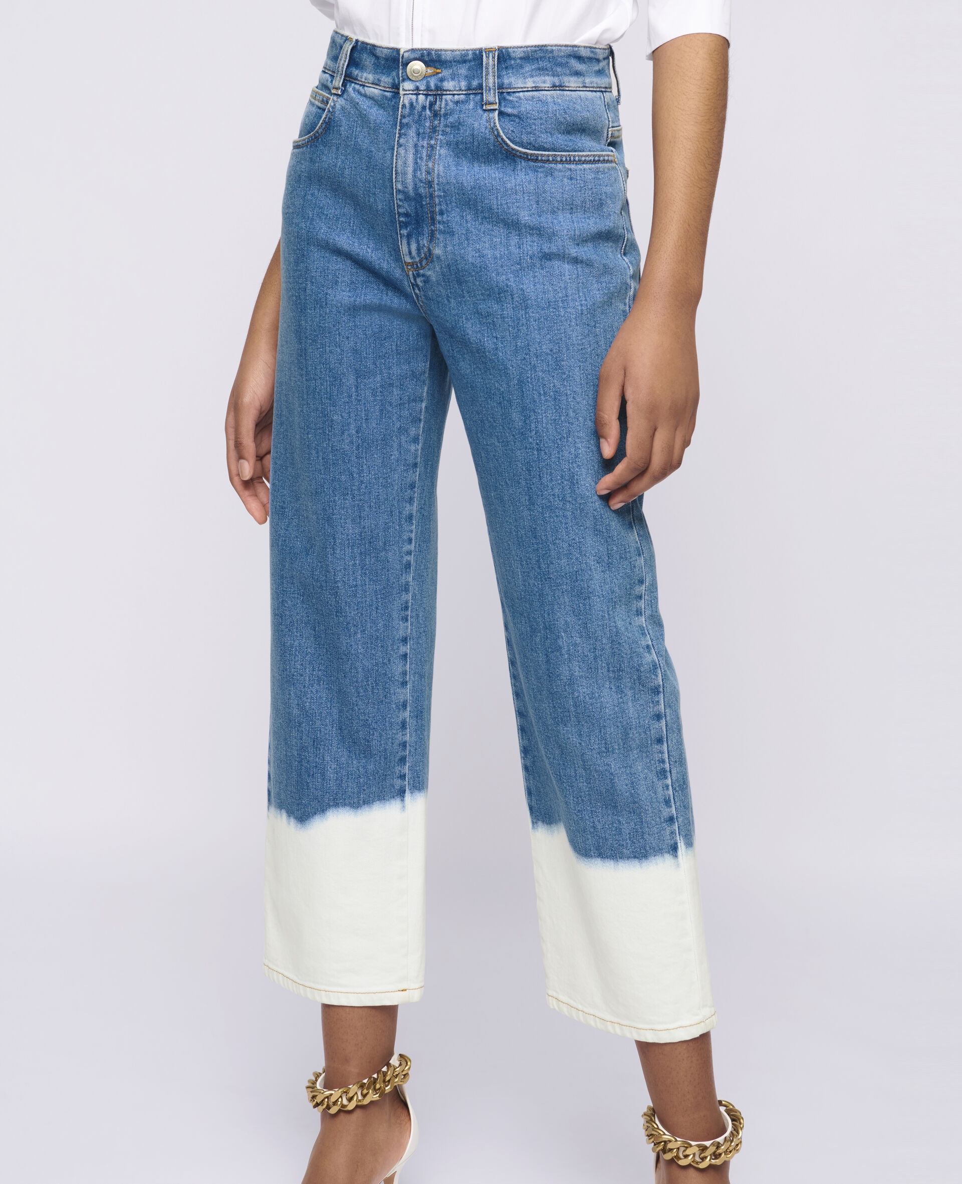 Dip Faded Jeans - 4