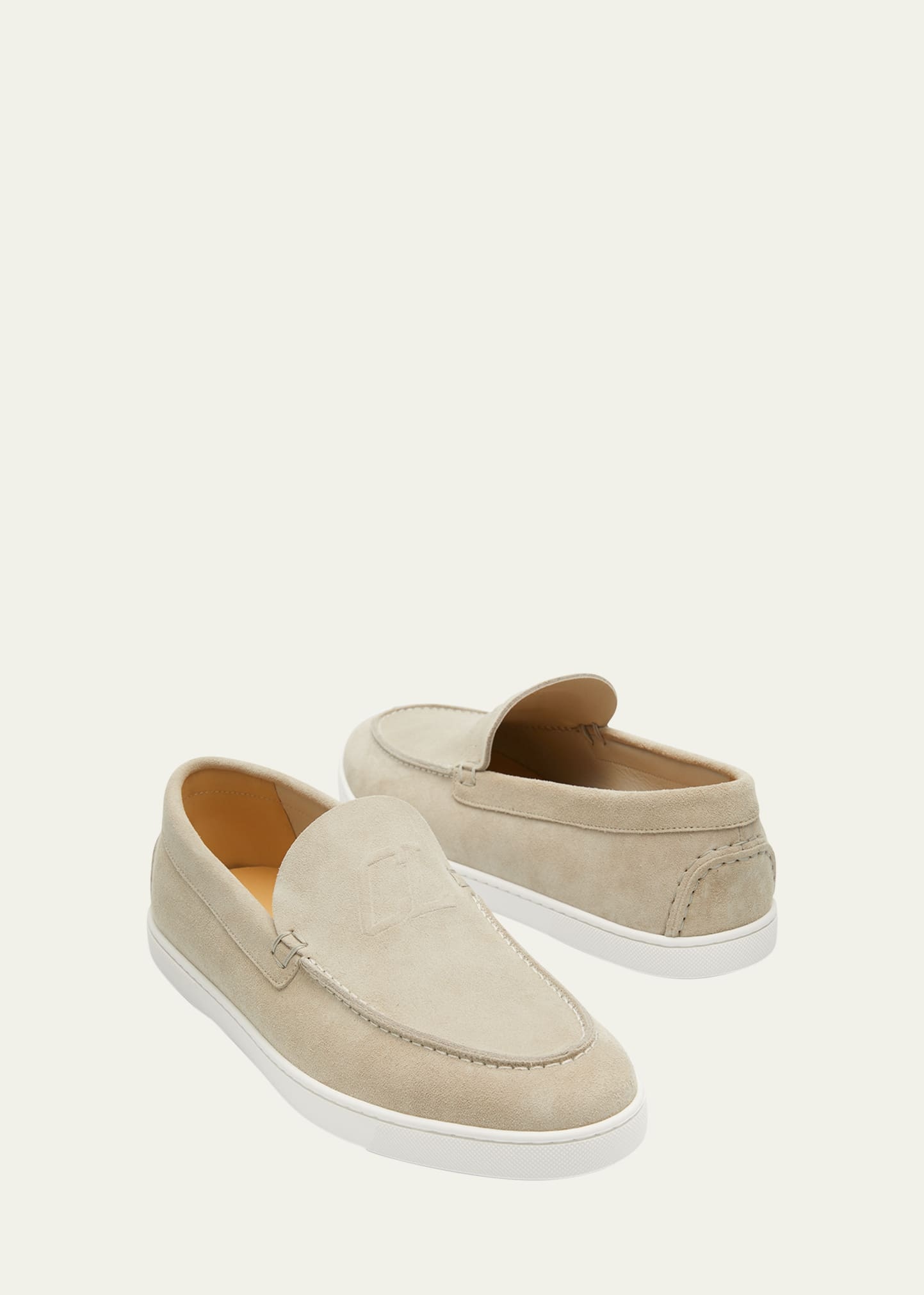Men's Varsiboat Red Sole Leather Boat Shoes - 7