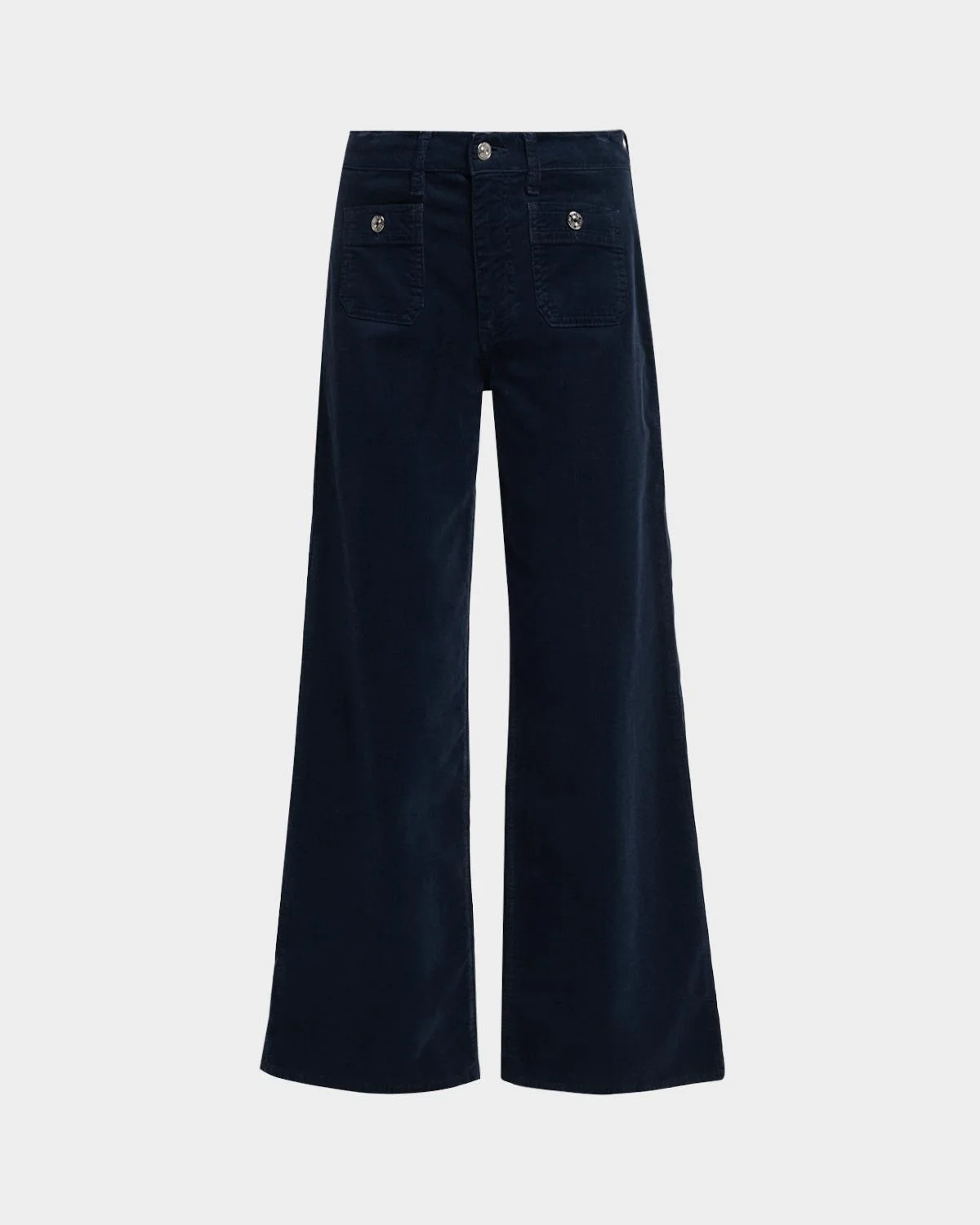Le Slim Palazzo Modernist Pocket Corduroy Jeans - 1
