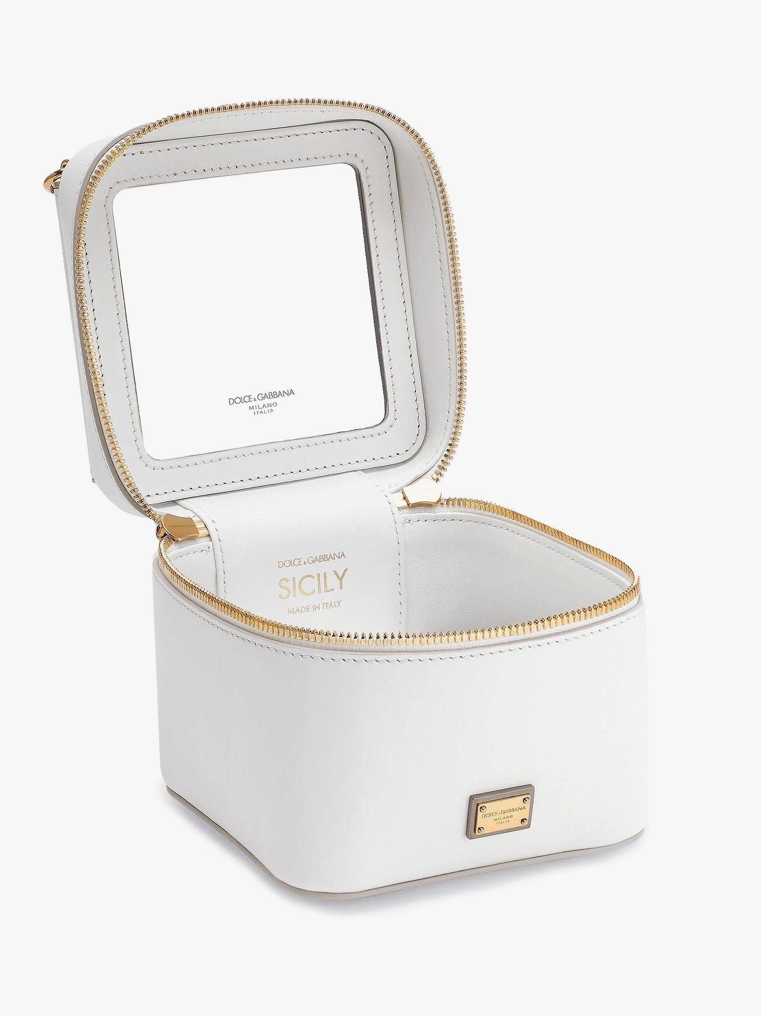 Sicily Leather Handbag With Iconic Logo Plate - 6