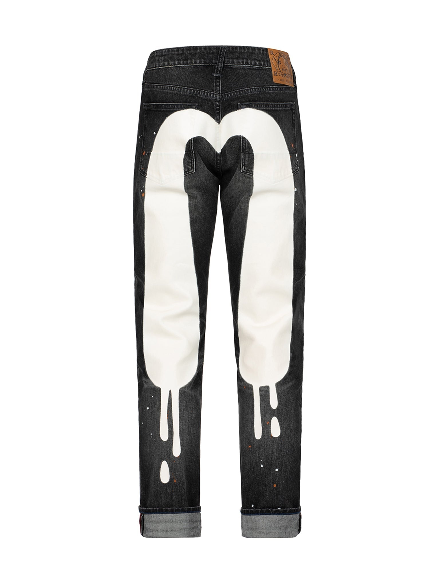 Graffiti Daicock Print Carrot Fit Jeans #2017 - 15