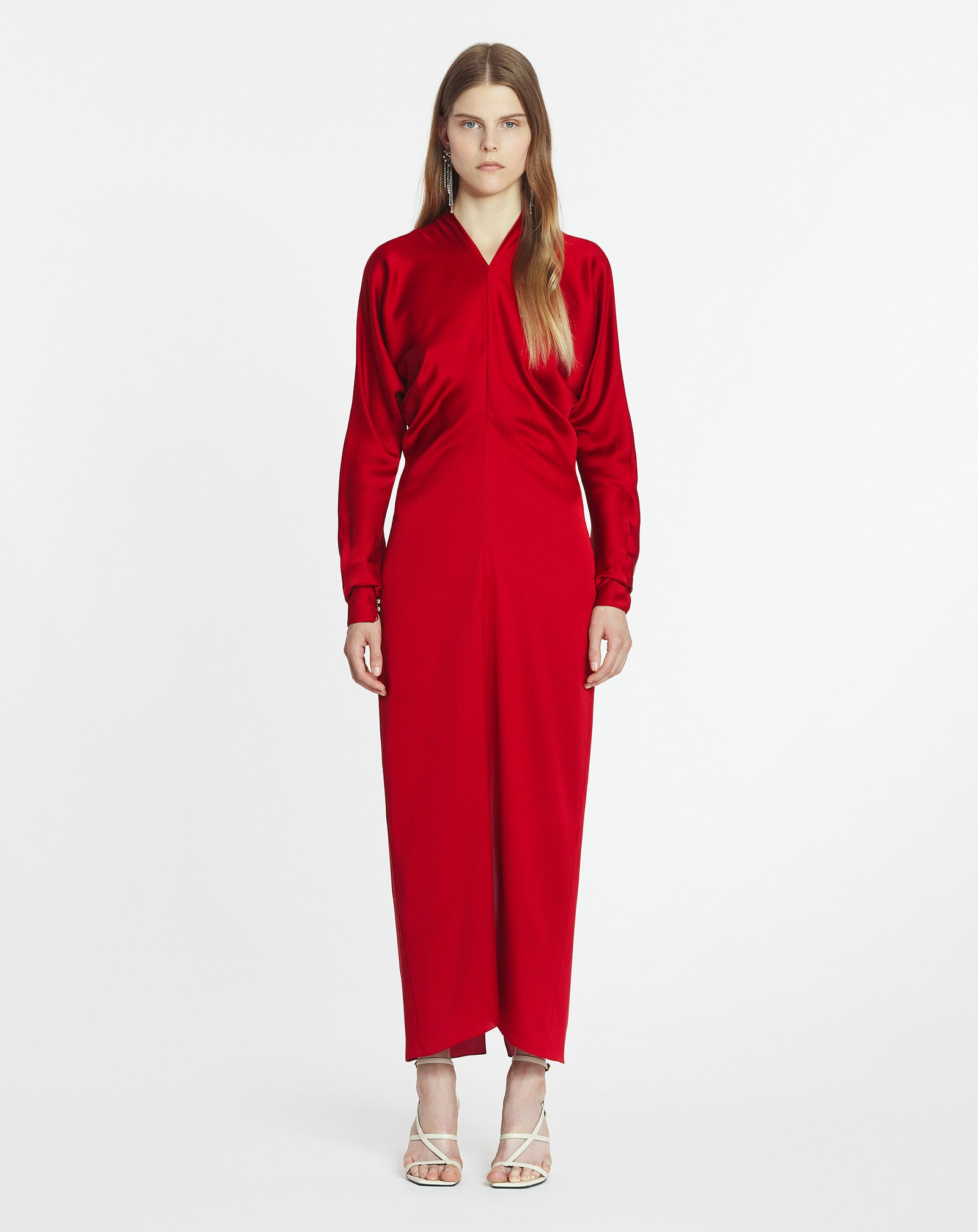 FITTED SILK DRESS - 2