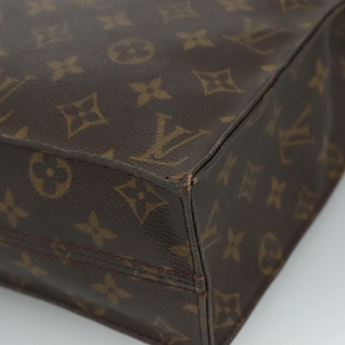 LOUIS VUITTON Monogram Sac Plat Hand Bag M51140 - 14