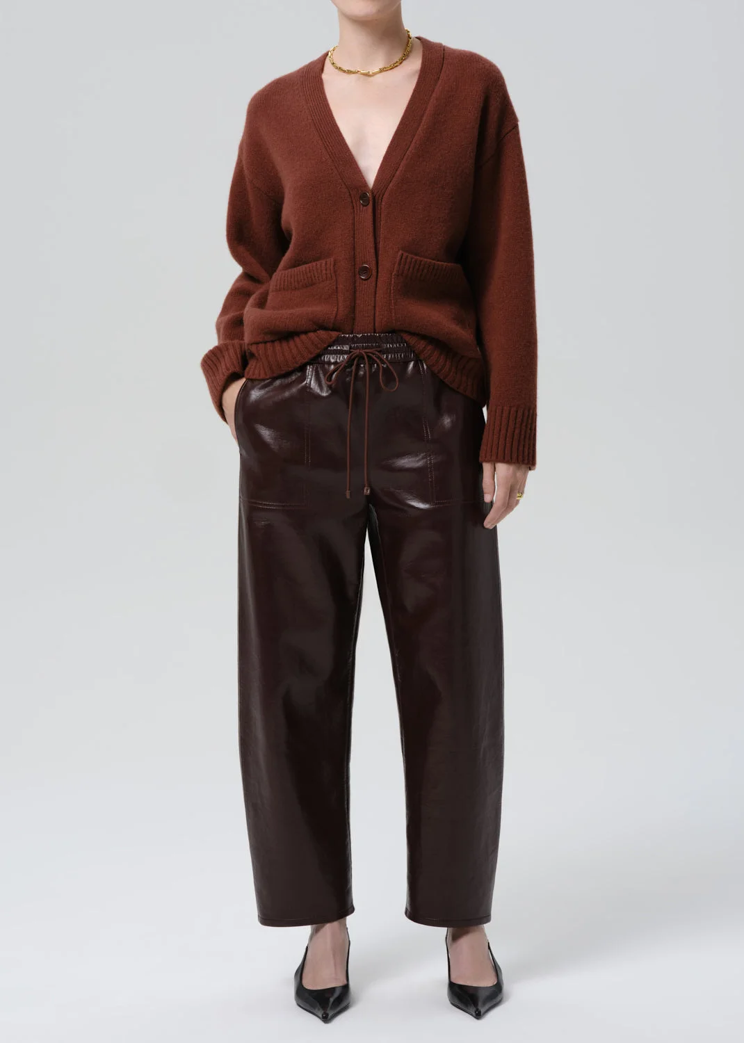 Essential Slouchy Cardigan Sweater In Torrone - 1