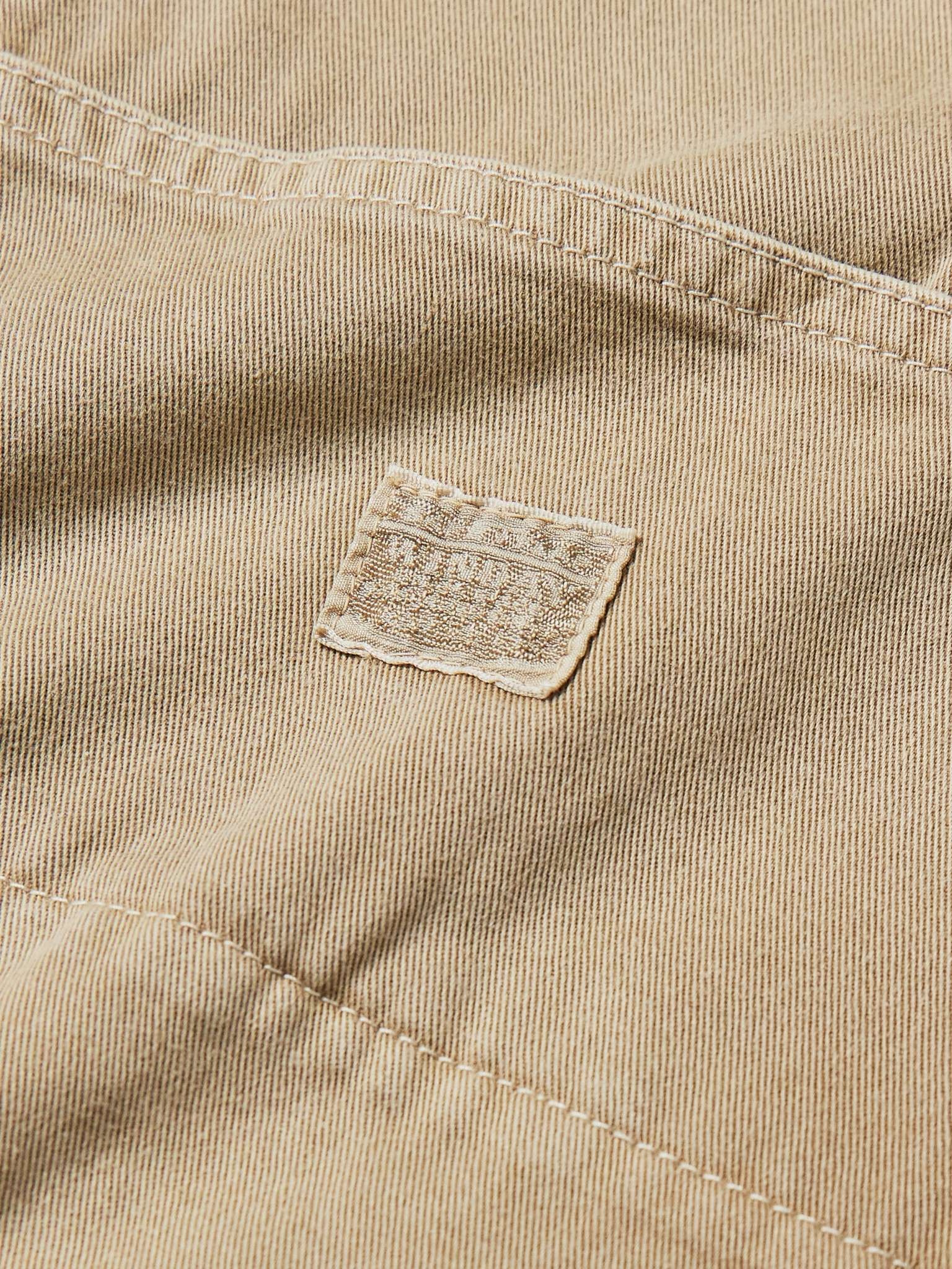 Katsuragi Wide-Leg Panelled Cotton-Twill Drawstring Trousers - 3