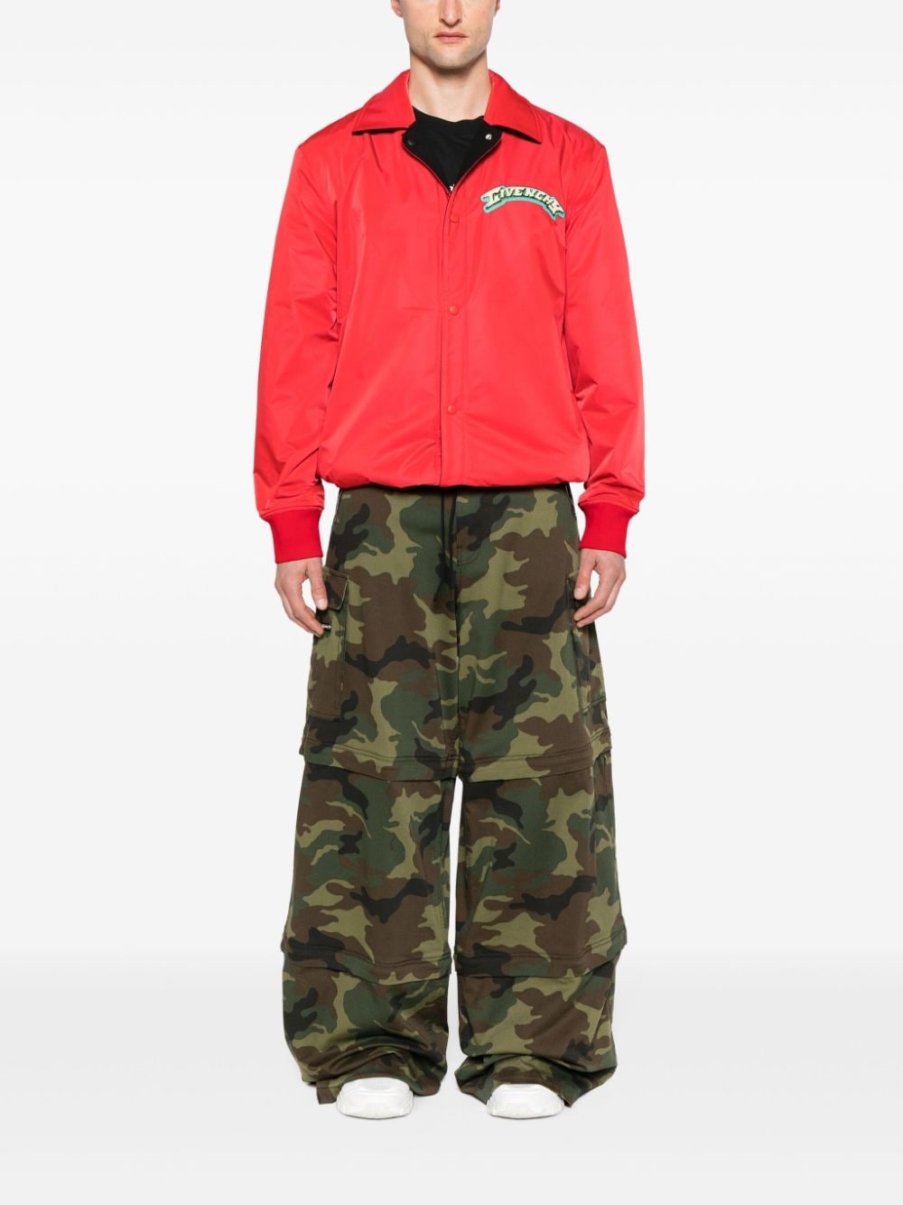 reversible jersey shirt jacket - 6
