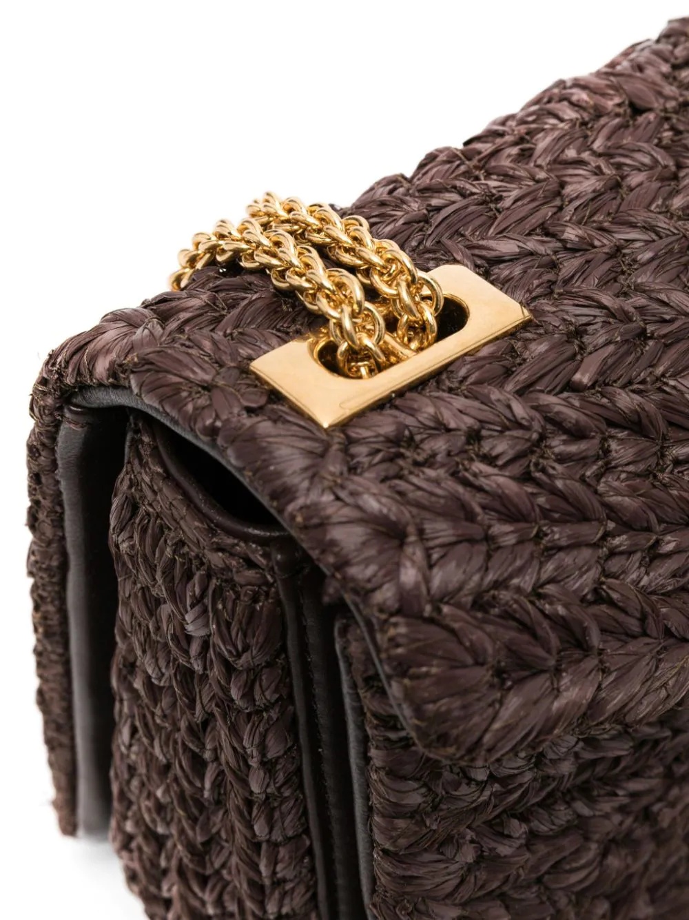 One Stud woven shoulder bag - 4