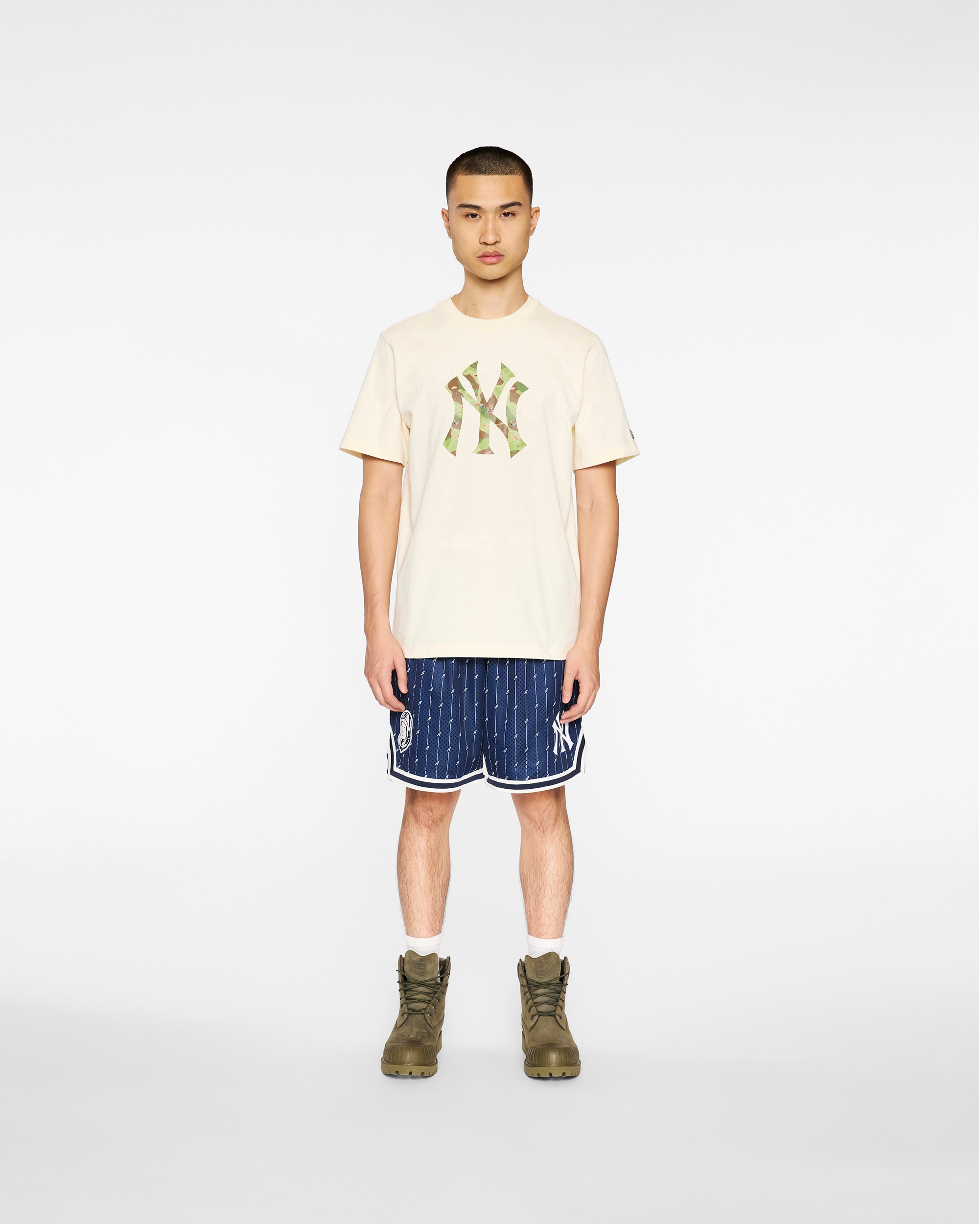 NY YANKEES SPACE CAMO LOGO TEE - 3