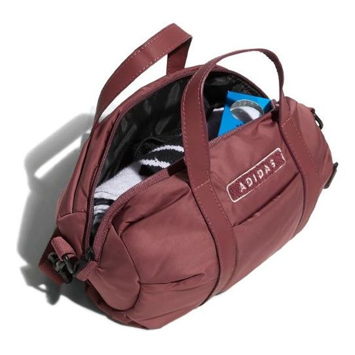 (WMNS) adidas Lightweight Drum Pouch 'Burgundy' HG5633 - 4