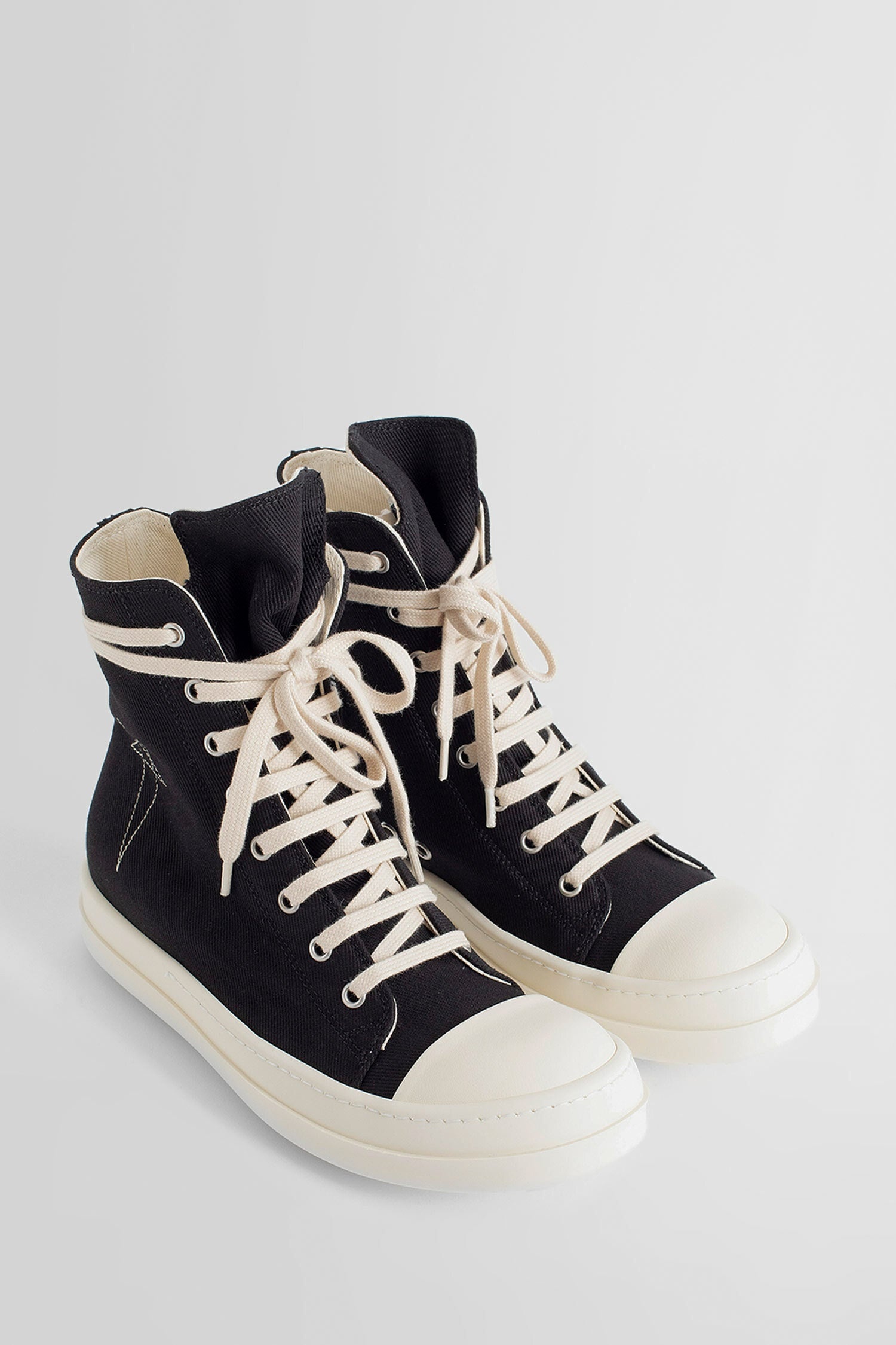 RICK OWENS WOMAN BLACK SNEAKERS - 7