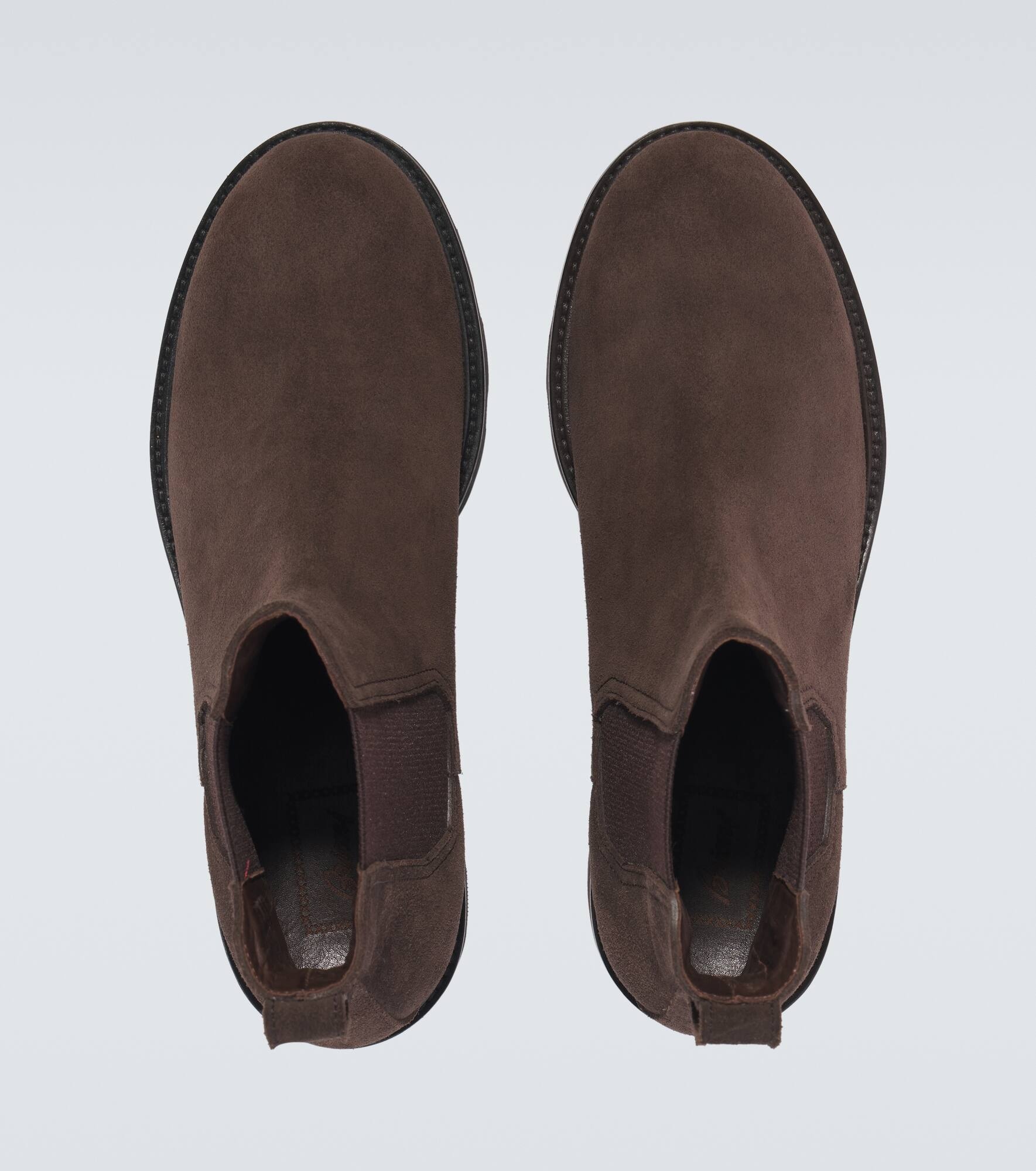 Suede Chelsea boots - 4