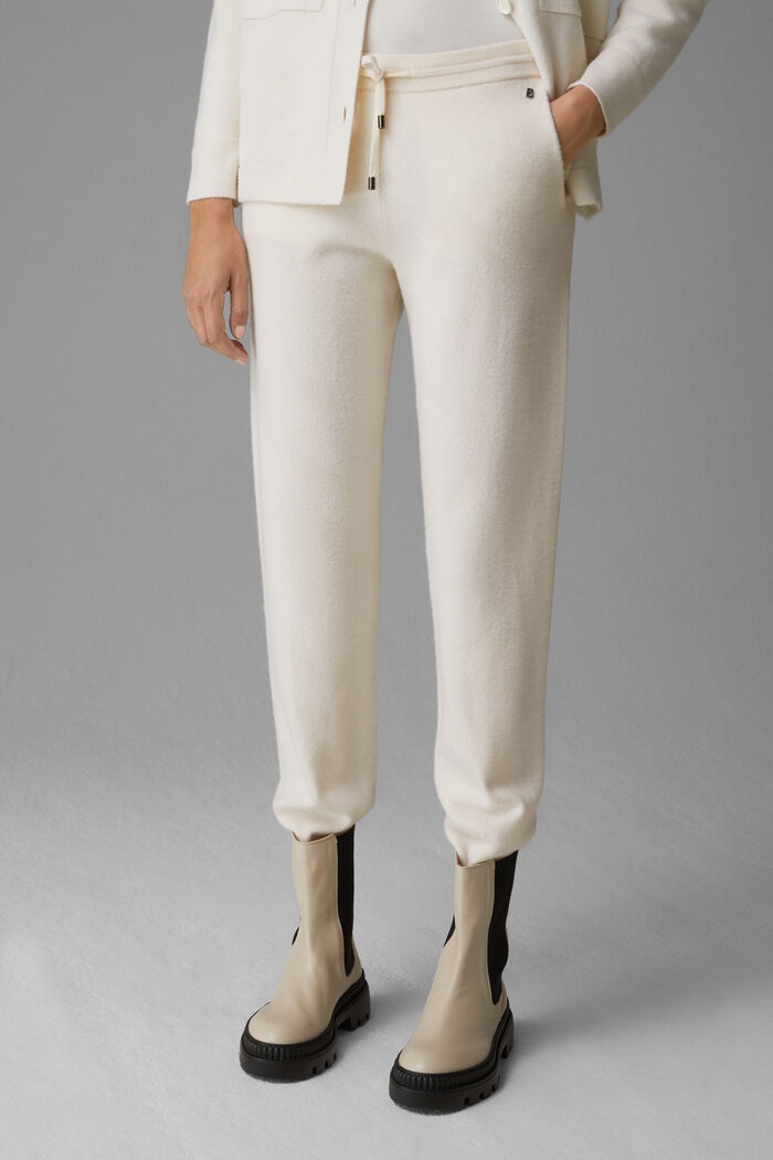 Linna Knitted pants in Off-white - 2
